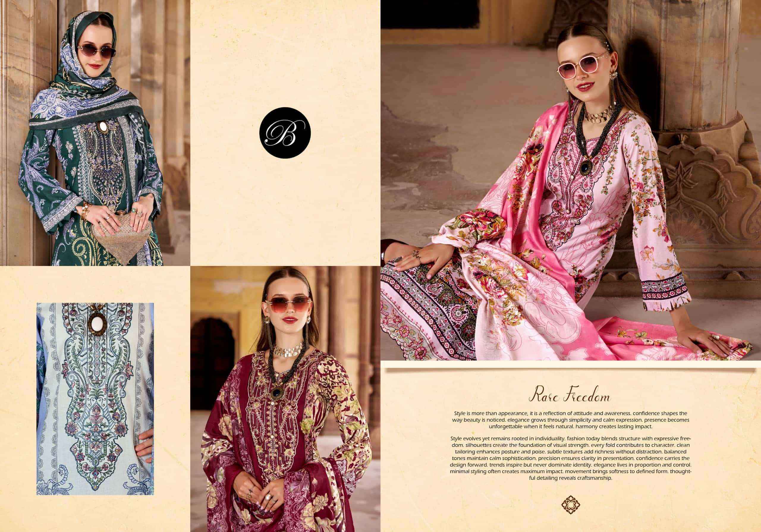 Belliza Safiya Vol 3 Pure Cotton Dress Material 8 Pcs Catalog | Wholesale Surat Shop