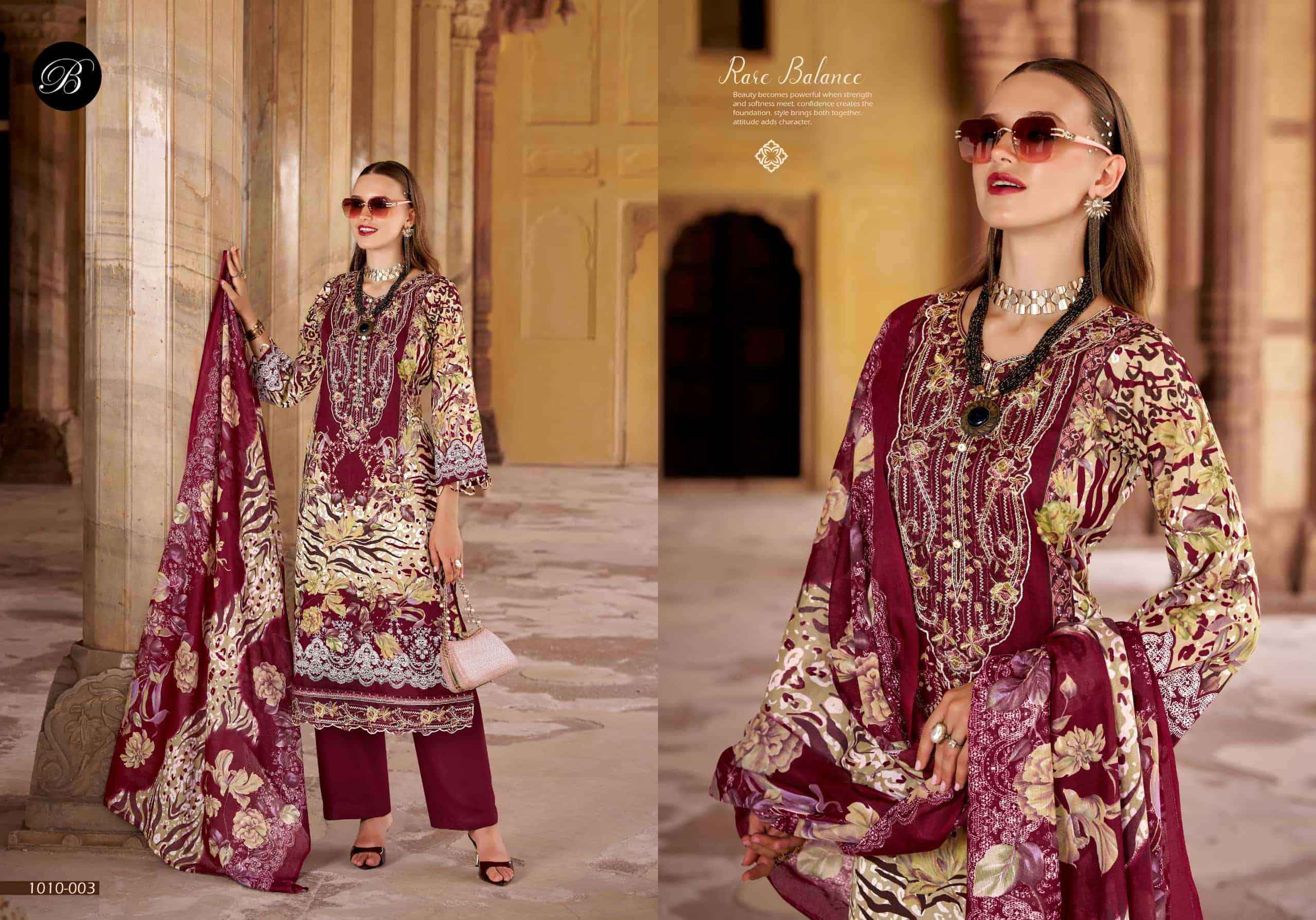 Belliza Safiya Vol 3 Pure Cotton Dress Material 8 Pcs Catalog | Wholesale Surat Shop