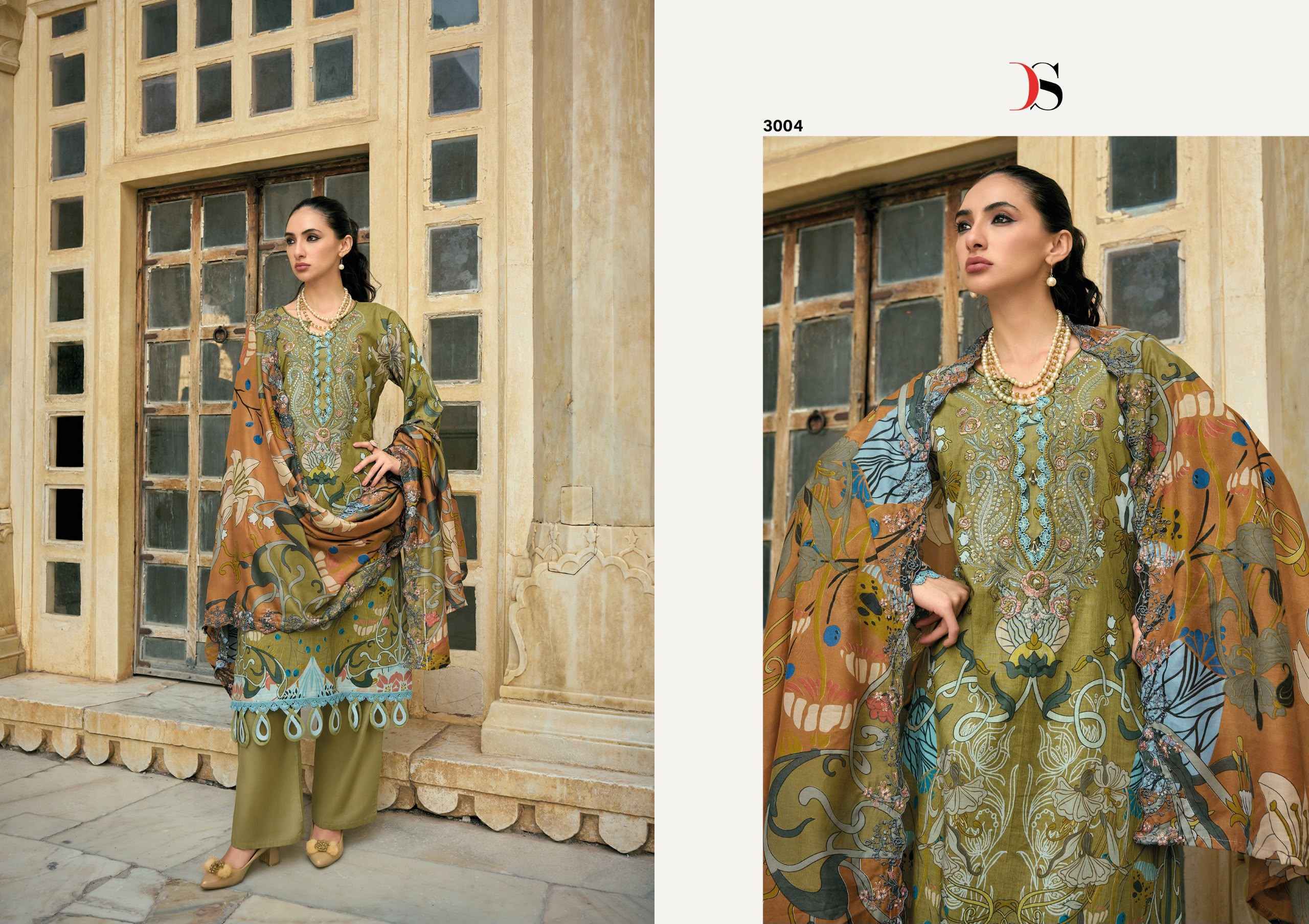Deepsy Bin Saeed Mini Vol 3 Cotton Dress Material 8 pcs Catalog | Surat Wholesale Market
