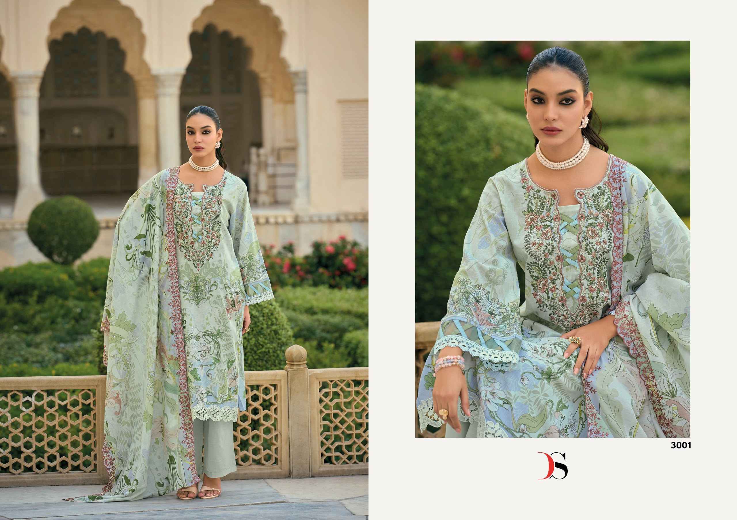 Deepsy Bin Saeed Mini Vol 3 Cotton Dress Material 8 pcs Catalog | Surat Wholesale Market