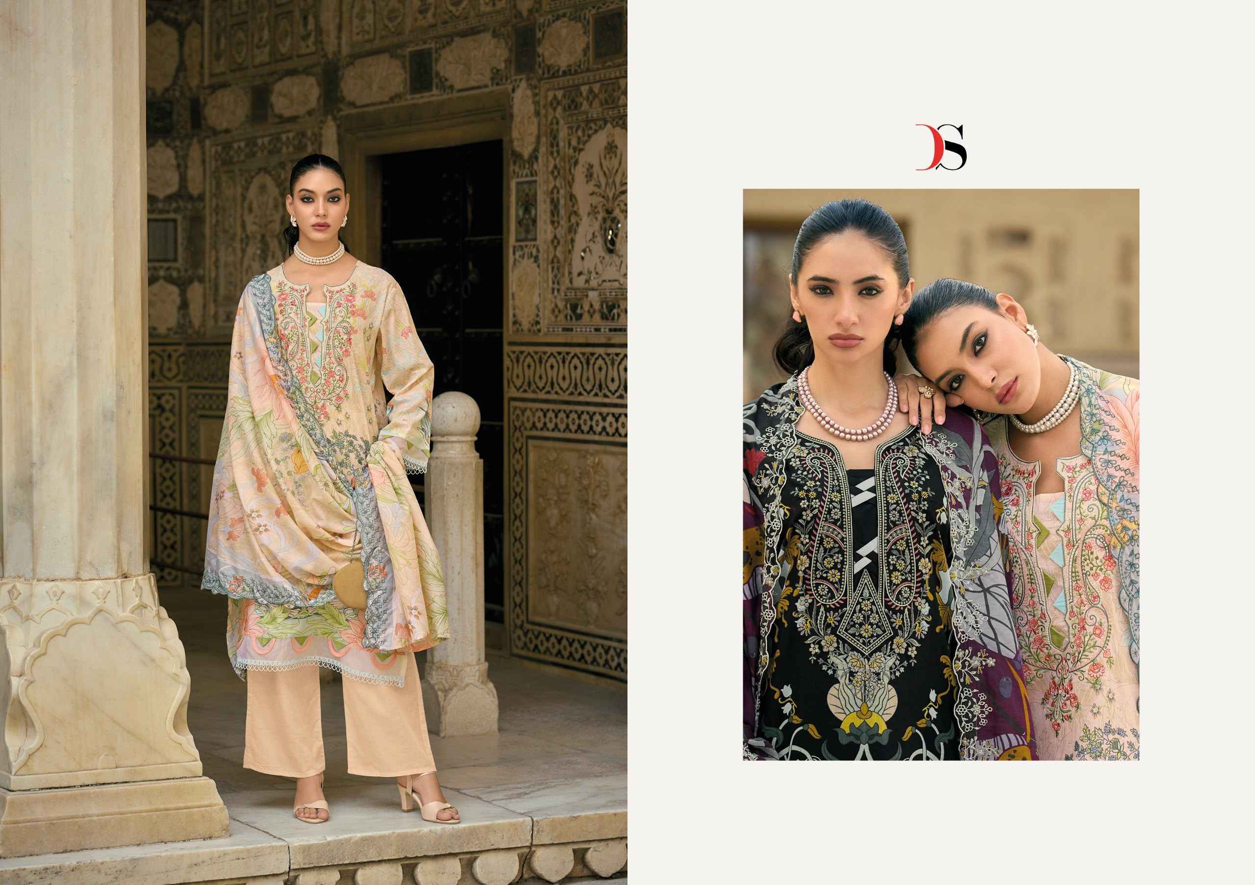 Deepsy Bin Saeed Mini Vol 3 Cotton Dress Material 8 pcs Catalog | Surat Wholesale Market