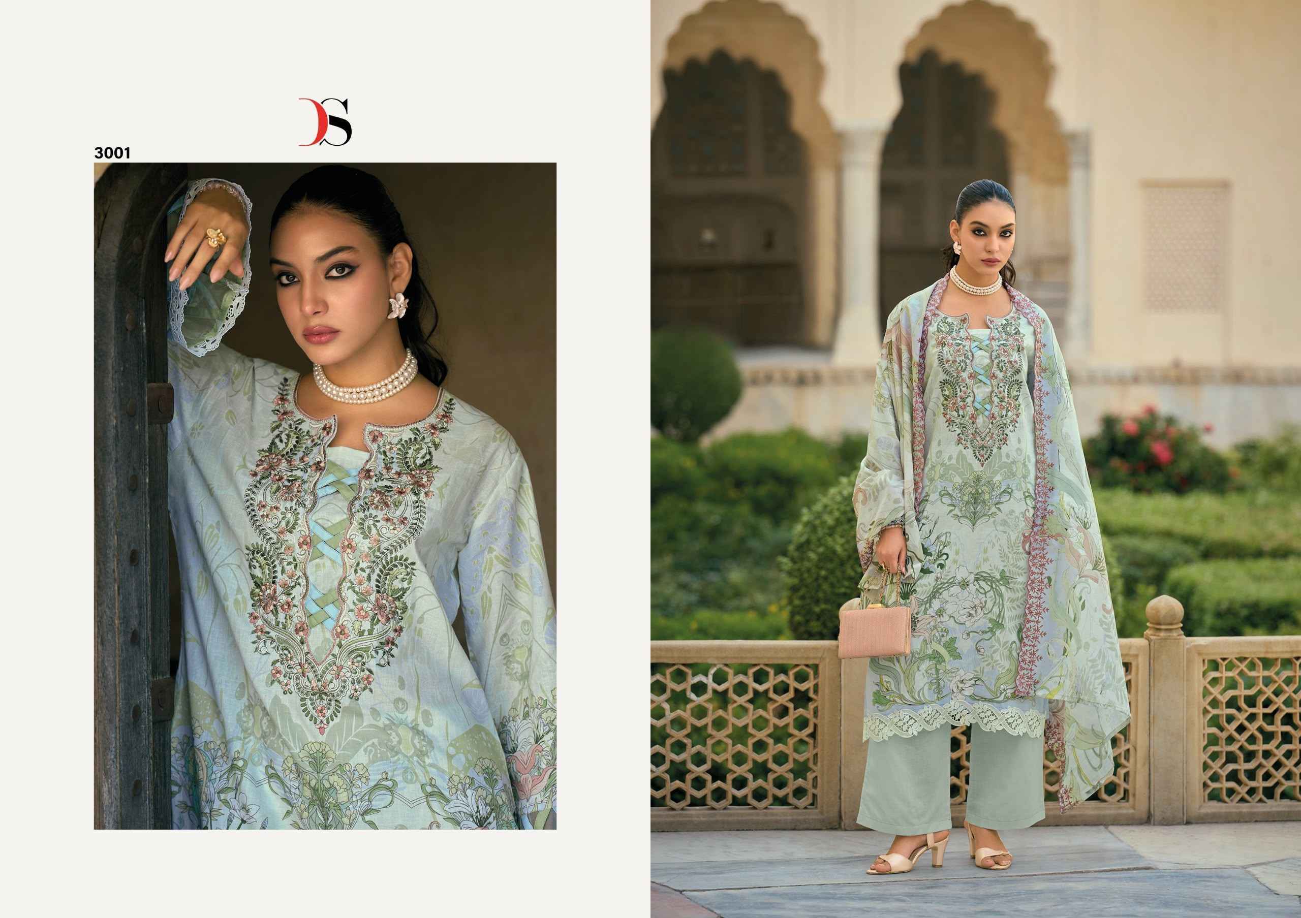 Deepsy Bin Saeed Mini Vol 3 Cotton Dress Material 8 pcs Catalog | Surat Wholesale Market
