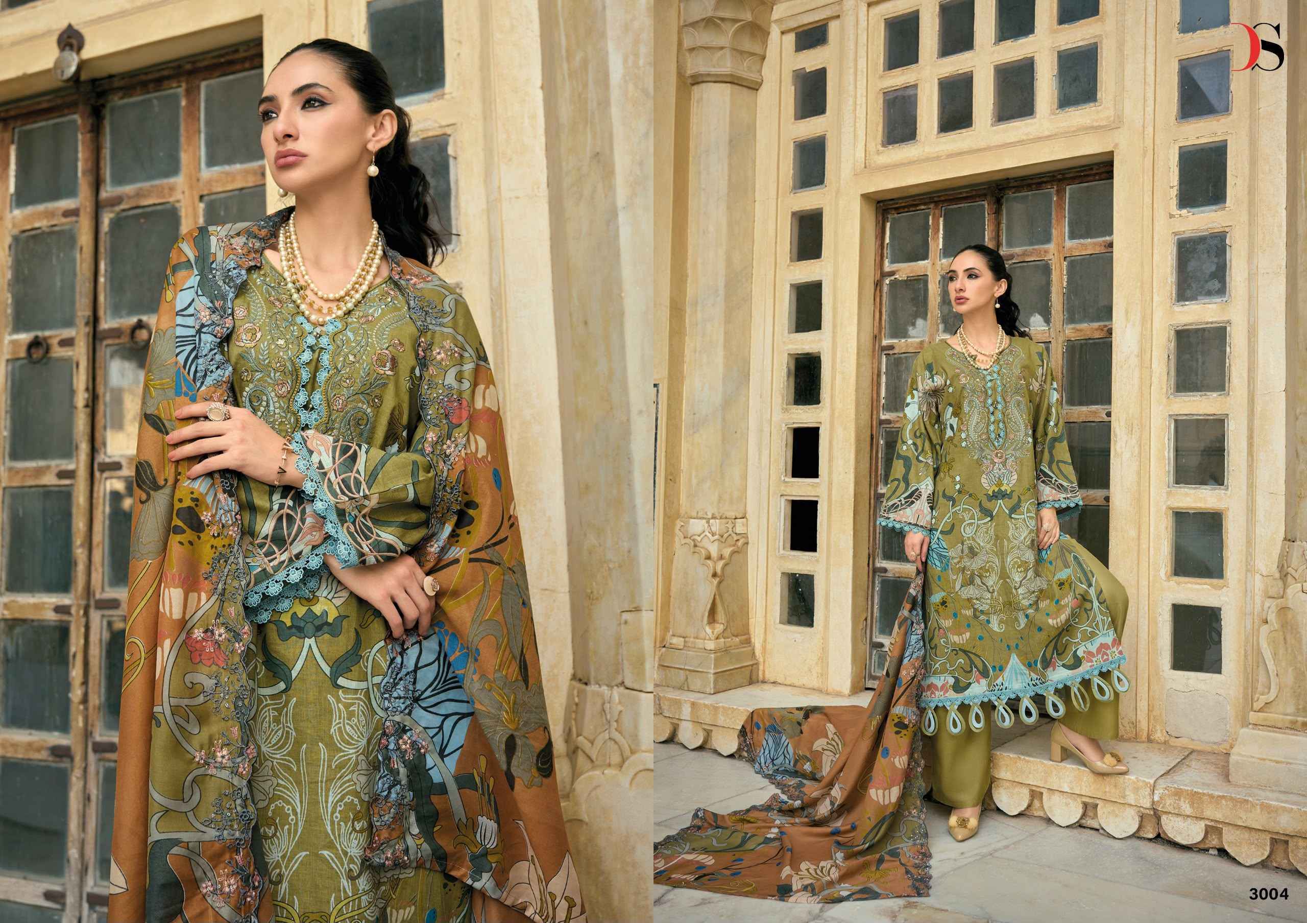 Deepsy Bin Saeed Mini Vol 3 Cotton Dress Material 8 pcs Catalog | Surat Wholesale Market