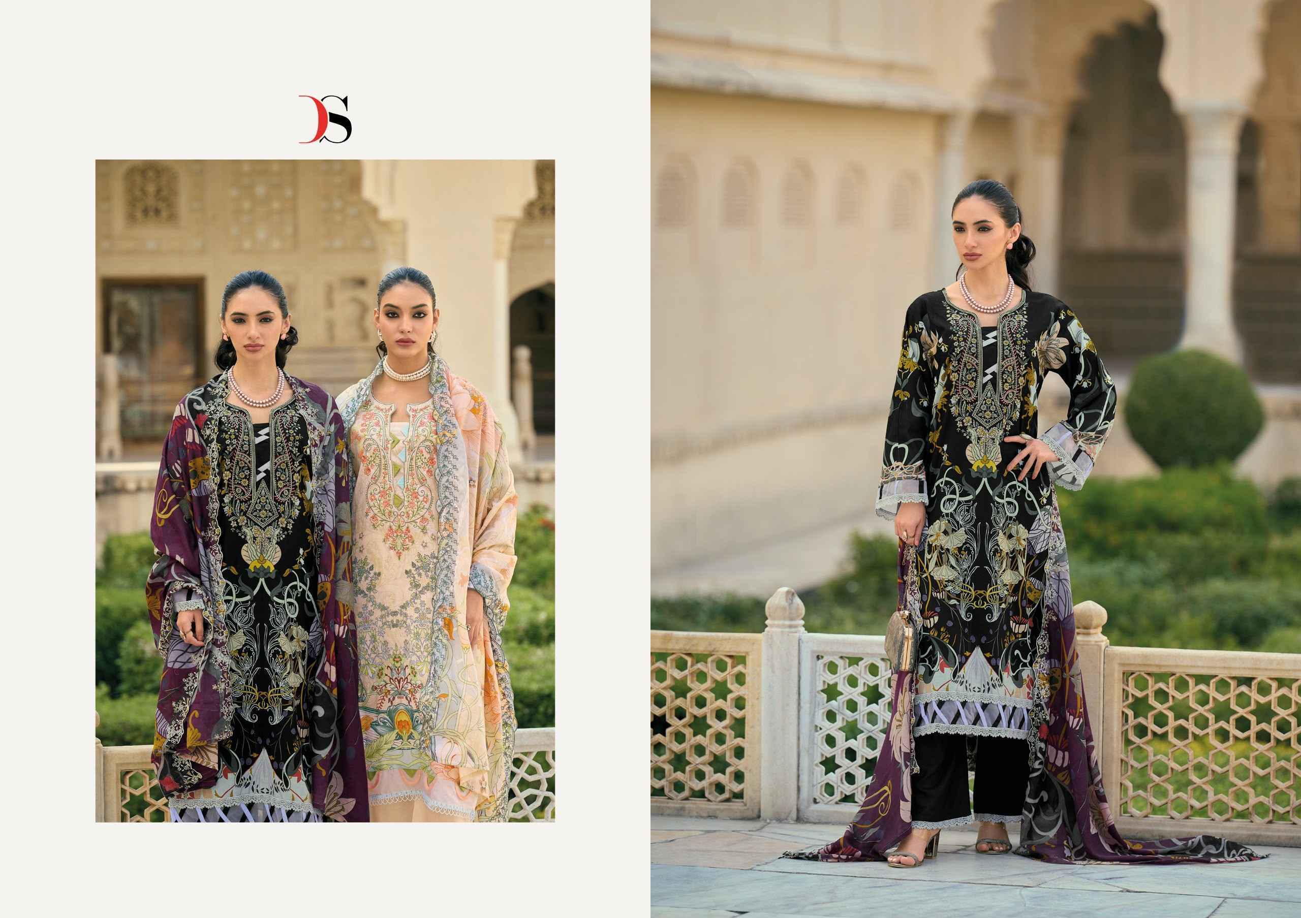 Deepsy Bin Saeed Mini Vol 3 Cotton Dress Material 8 pcs Catalog | Surat Wholesale Market
