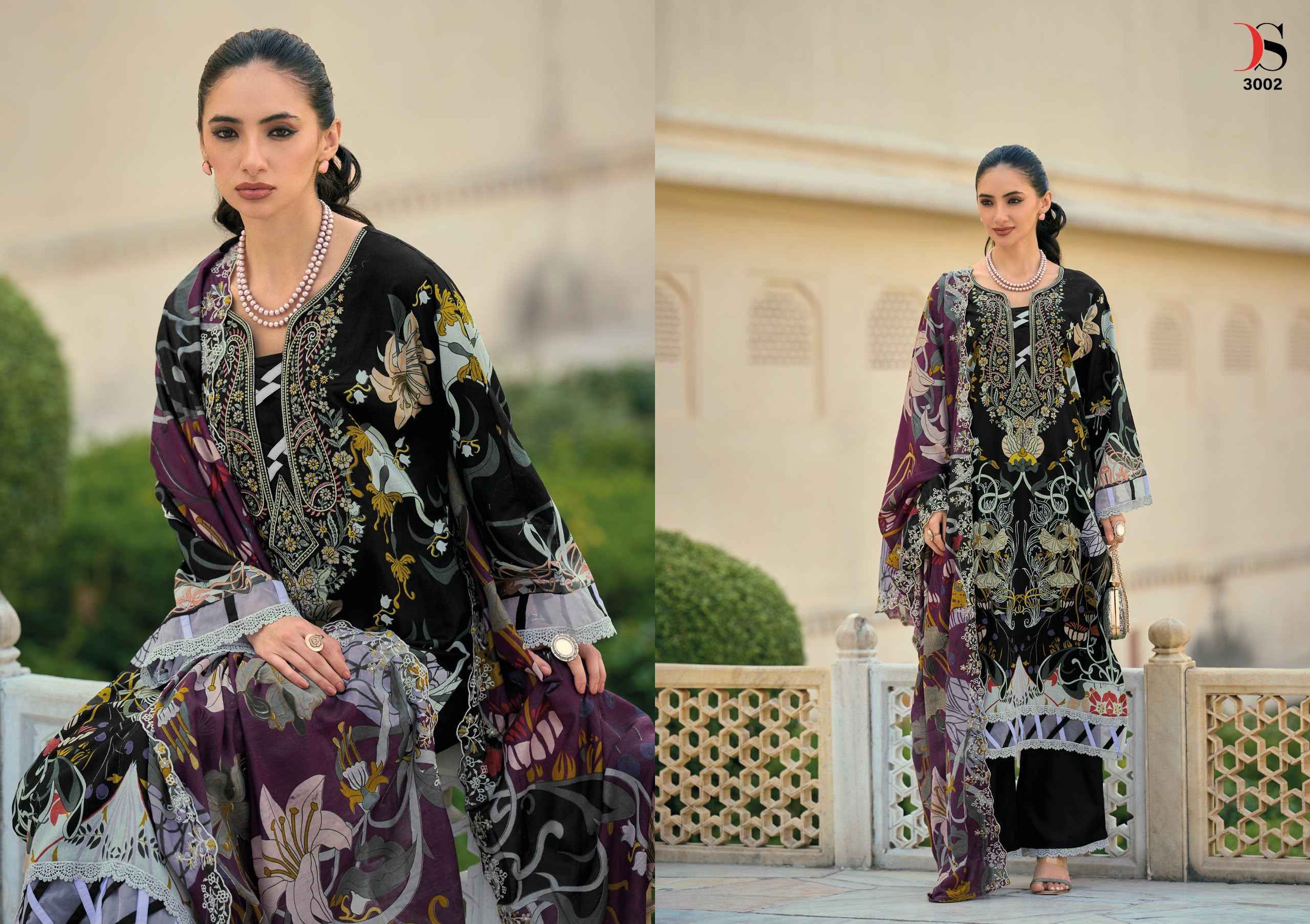 Deepsy Bin Saeed Mini Vol 3 Cotton Dress Material 8 pcs Catalog | Surat Wholesale Market