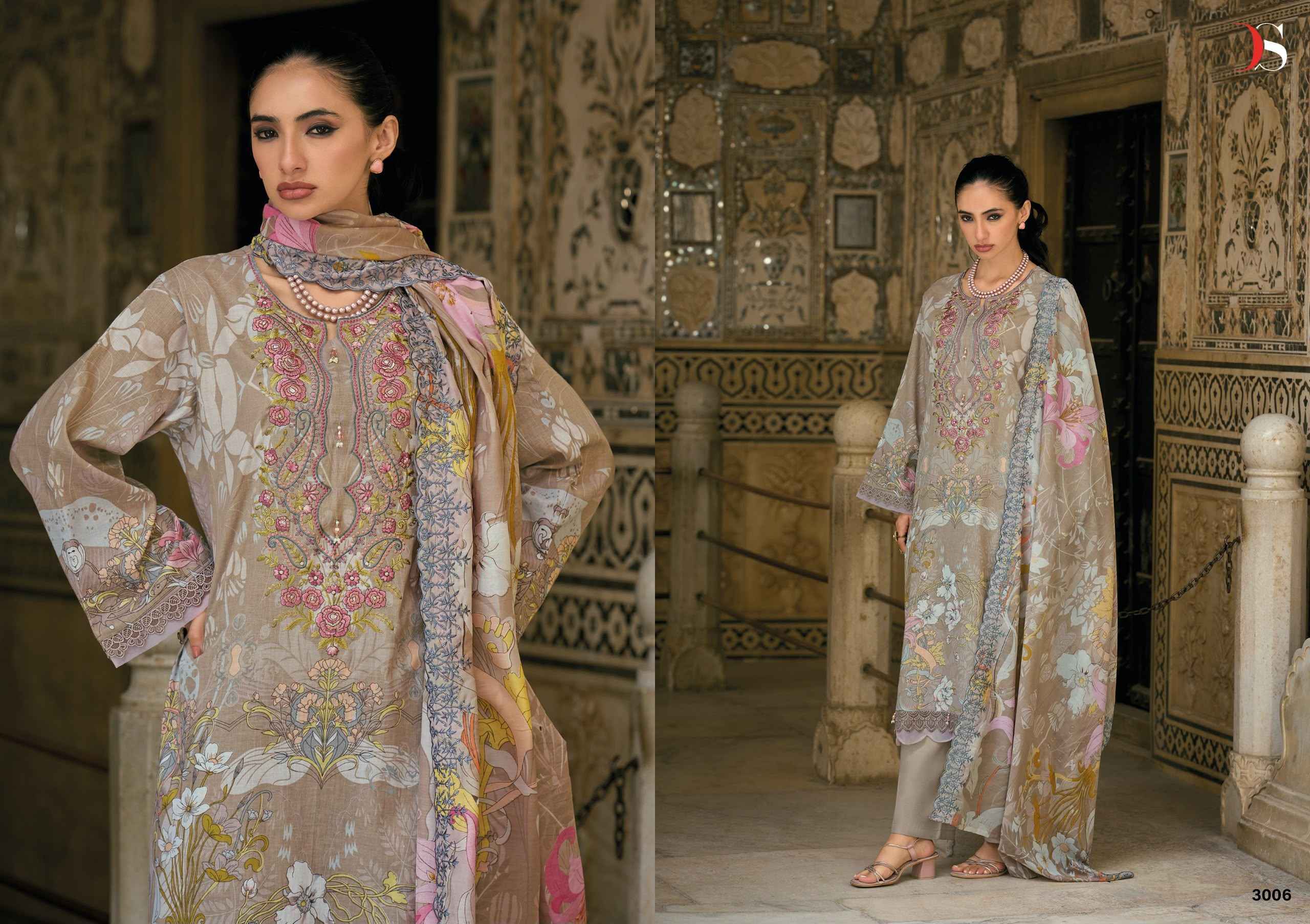 Deepsy Bin Saeed Mini Vol 3 Cotton Dress Material 8 pcs Catalog | Surat Wholesale Market