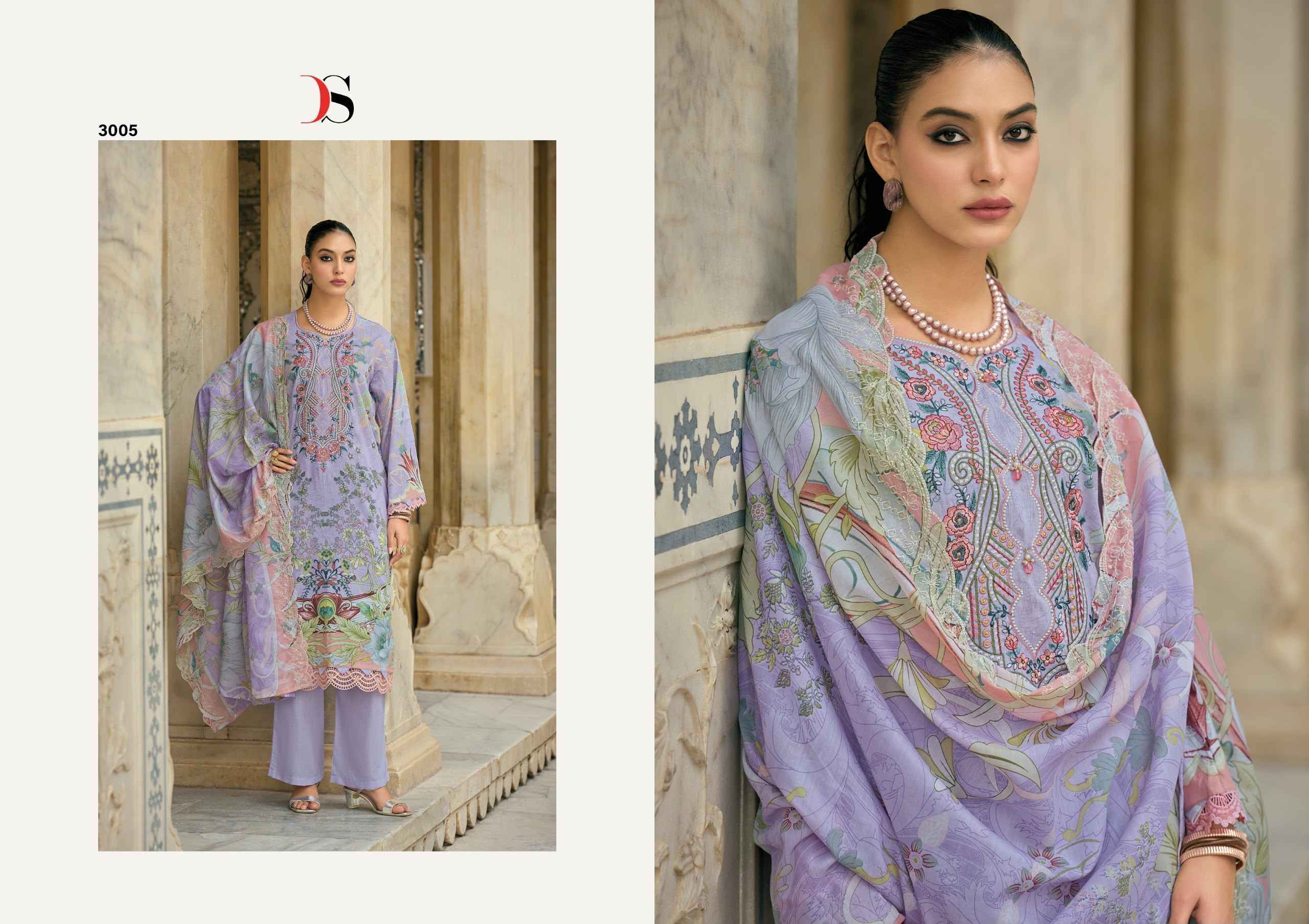 Deepsy Bin Saeed Mini Vol 3 Cotton Dress Material 8 pcs Catalog | Surat Wholesale Market