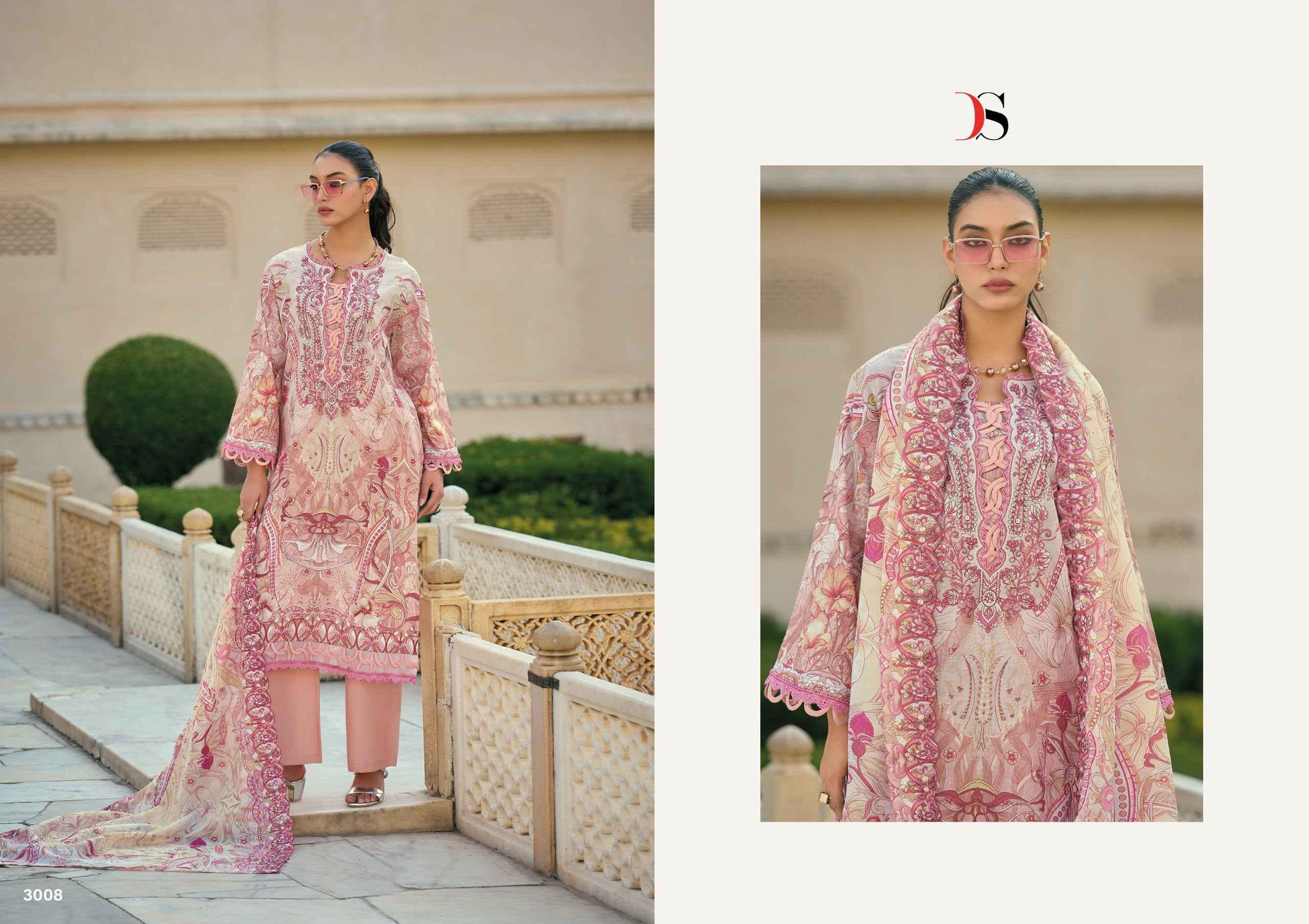 Deepsy Bin Saeed Mini Vol 3 Cotton Dress Material 8 pcs Catalog | Surat Wholesale Market
