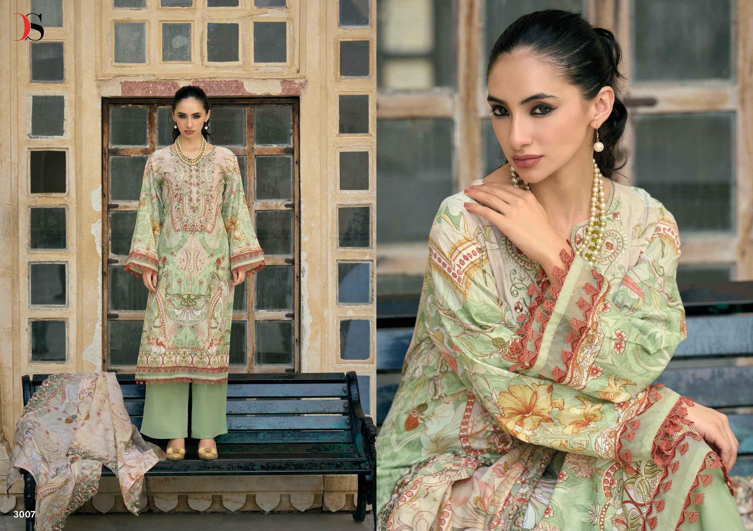 Deepsy Bin Saeed Mini Vol 3 Cotton Dress Material 8 pcs Catalog | Surat Wholesale Market