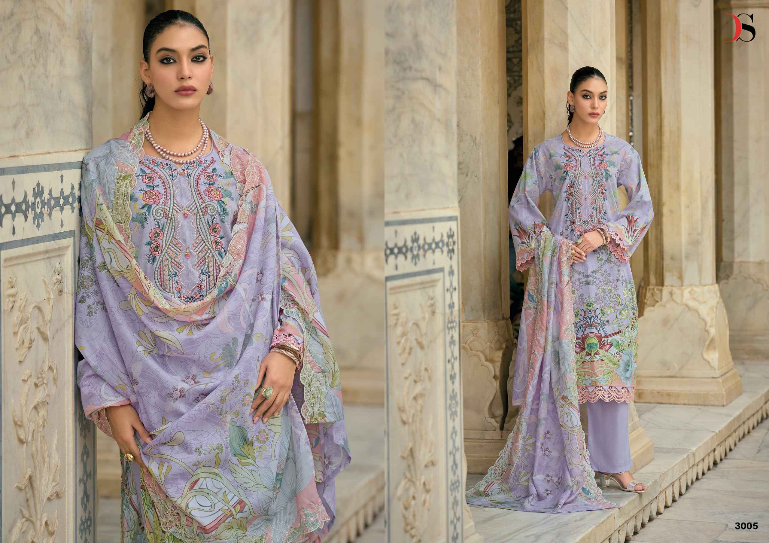 Deepsy Bin Saeed Mini Vol 3 Cotton Dress Material 8 pcs Catalog | Surat Wholesale Market