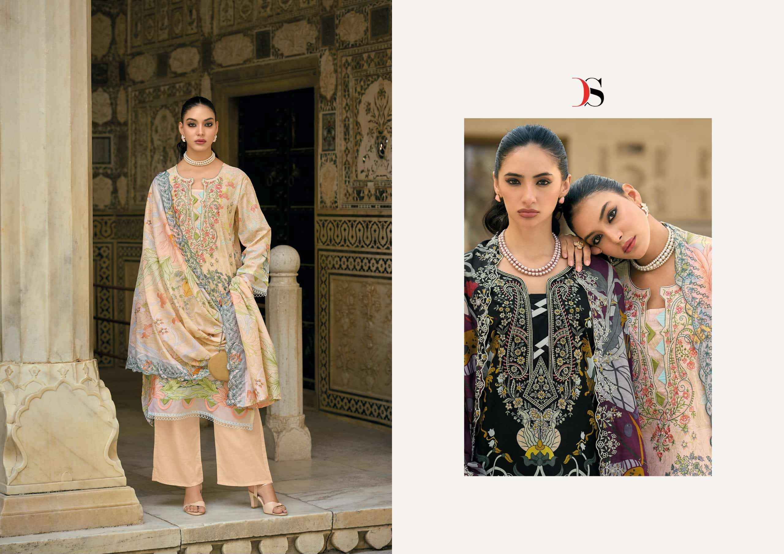 Deepsy Bin Saeed Mini Vol 3 Pakistani Cotton Dress Material 8 Pcs Catalog 