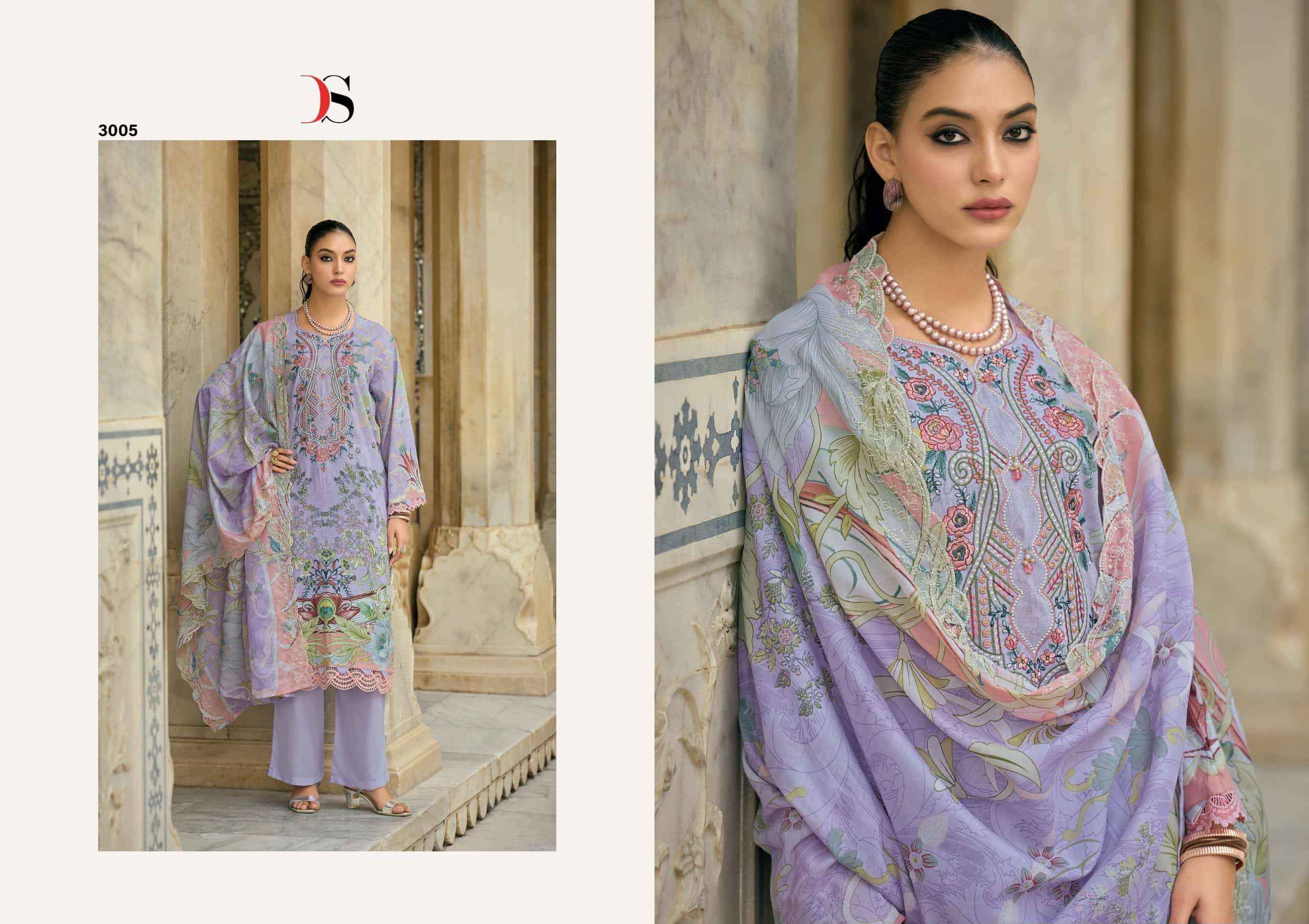 Deepsy Bin Saeed Mini Vol 3 Pakistani Cotton Dress Material 8 Pcs Catalog 
