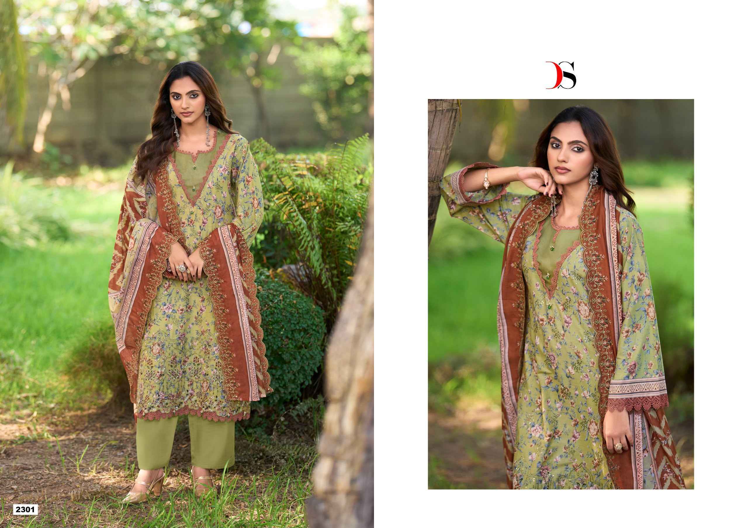Deepsy Bin Saeed Vol 23 Cotton Dress Material 8 pcs Catalog | Wholesale Factory