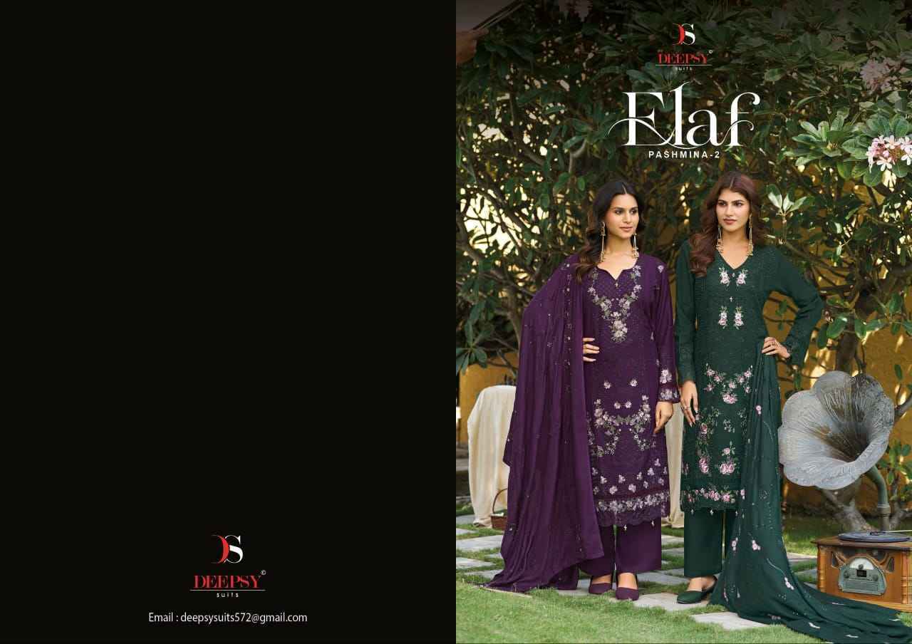 Deepsy Elaf Pashmina Vol 2 Viscouse Pashmina Dress Material 4 pcs Catalog