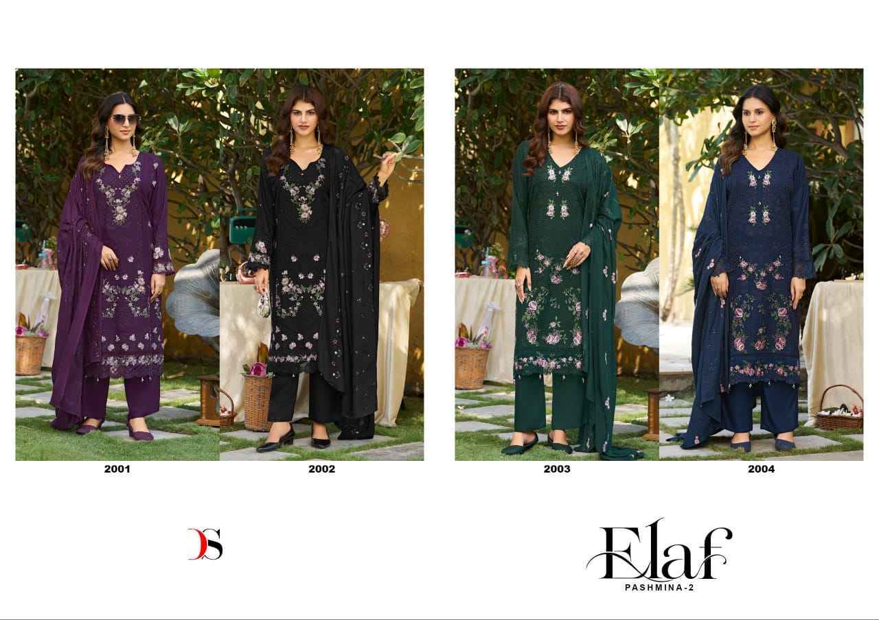 Deepsy Elaf Pashmina Vol 2 Viscouse Pashmina Dress Material 4 pcs Catalog
