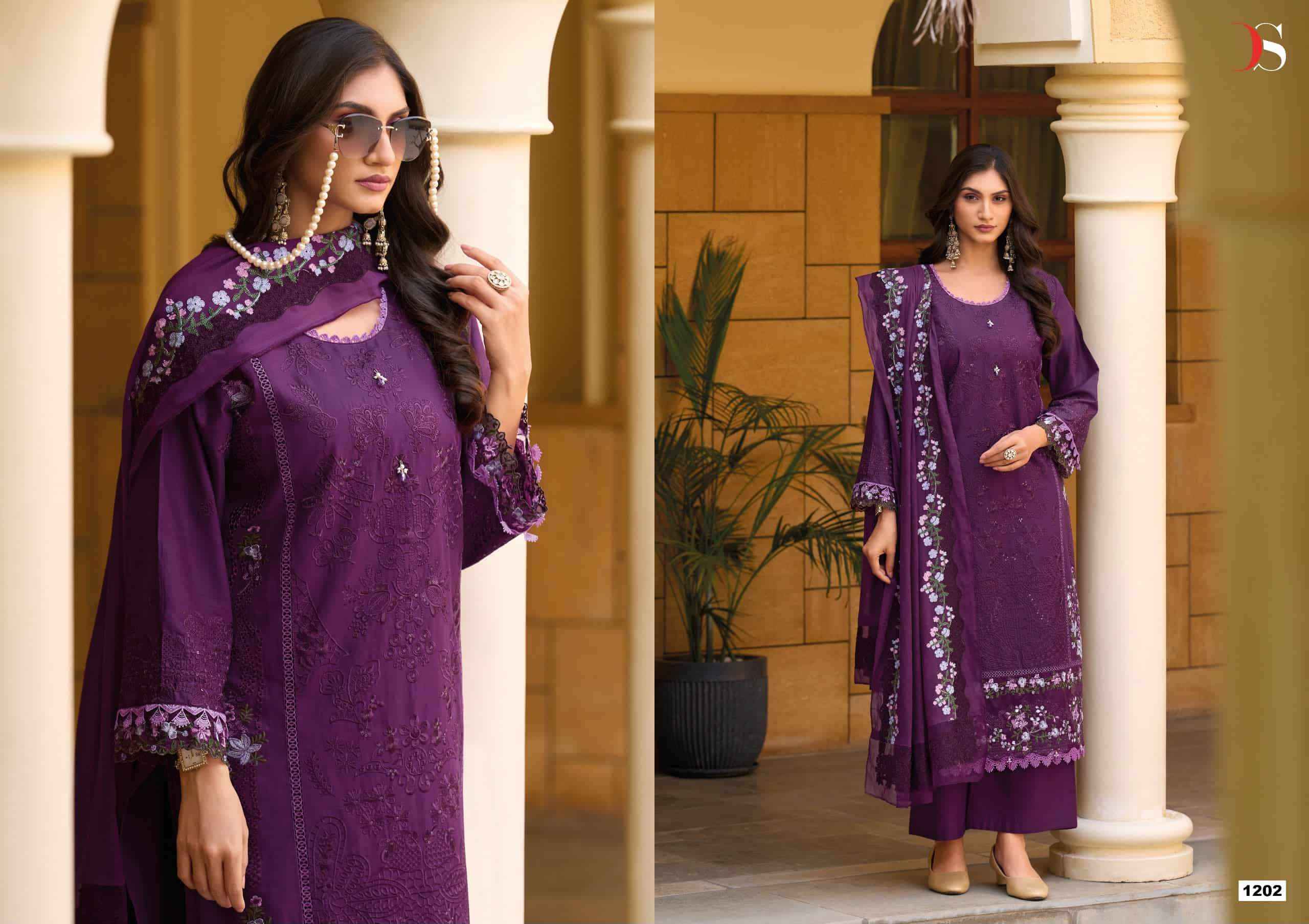 Deepsy Elaf Premium Vol 12 Pure Cotton Pakistani Suit 6 Pcs Catalog