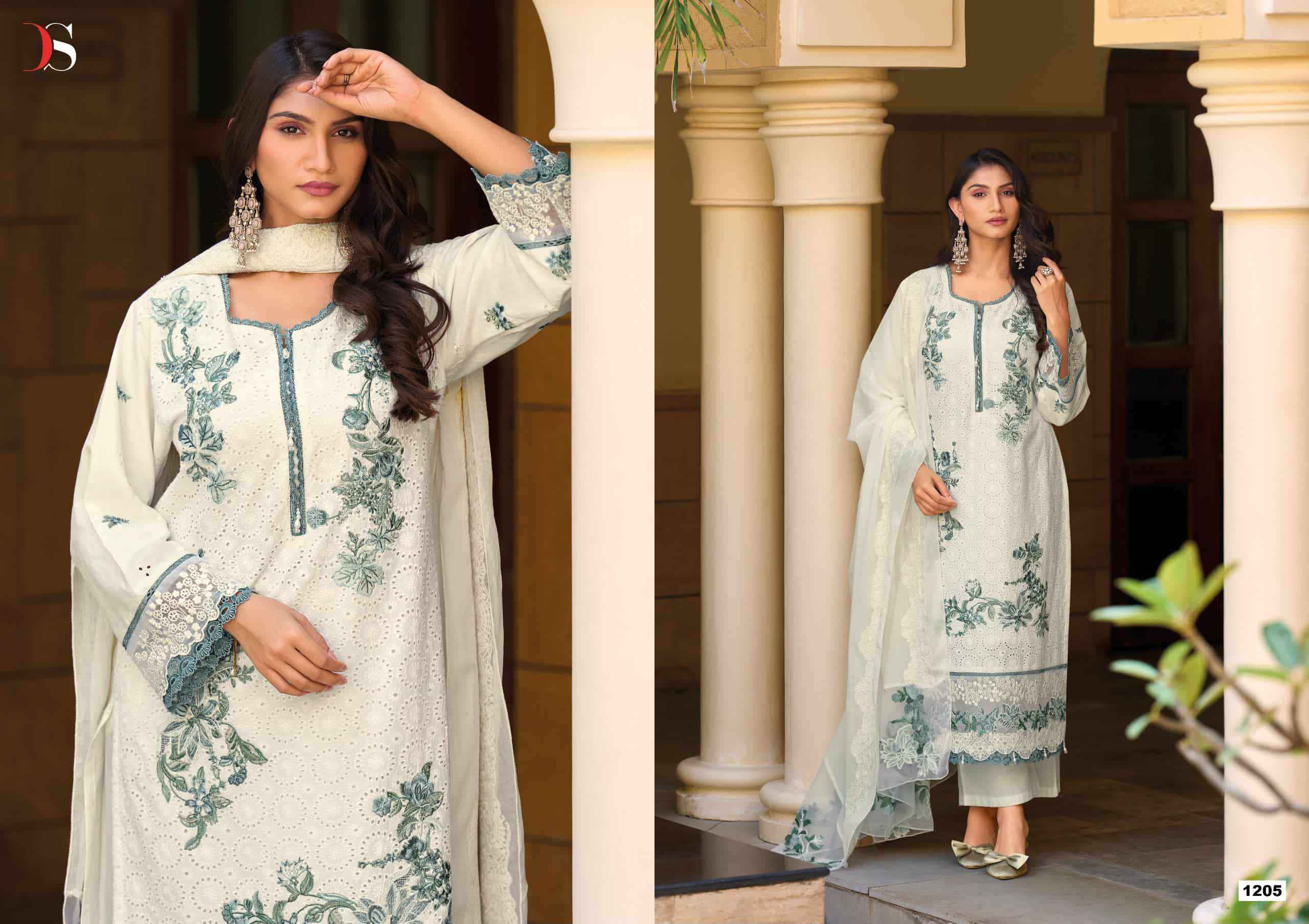 Deepsy Elaf Premium Vol 12 Pure Cotton Pakistani Suit 6 Pcs Catalog