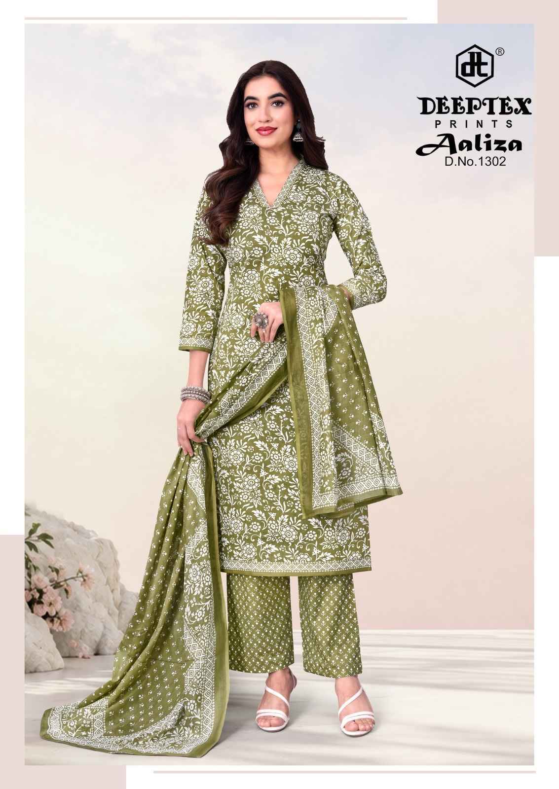 Deeptex Aaliza Vol 13 Cotton Dress Material 10 pcs Catalog | Wholesale Market Surat
