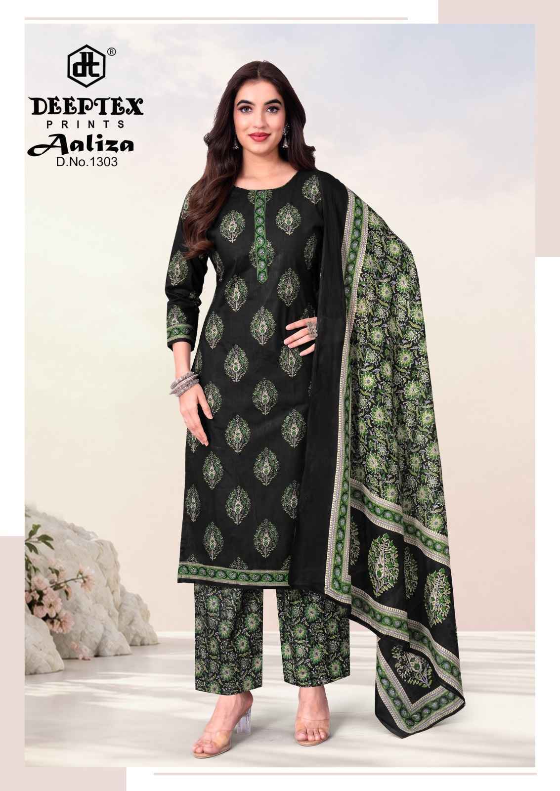 Deeptex Aaliza Vol 13 Cotton Dress Material 10 pcs Catalog | Wholesale Market Surat