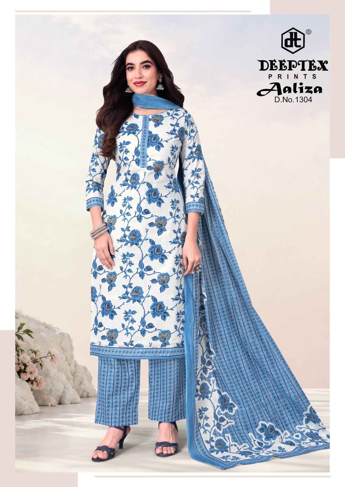 Deeptex Aaliza Vol 13 Cotton Dress Material 10 pcs Catalog | Wholesale Market Surat