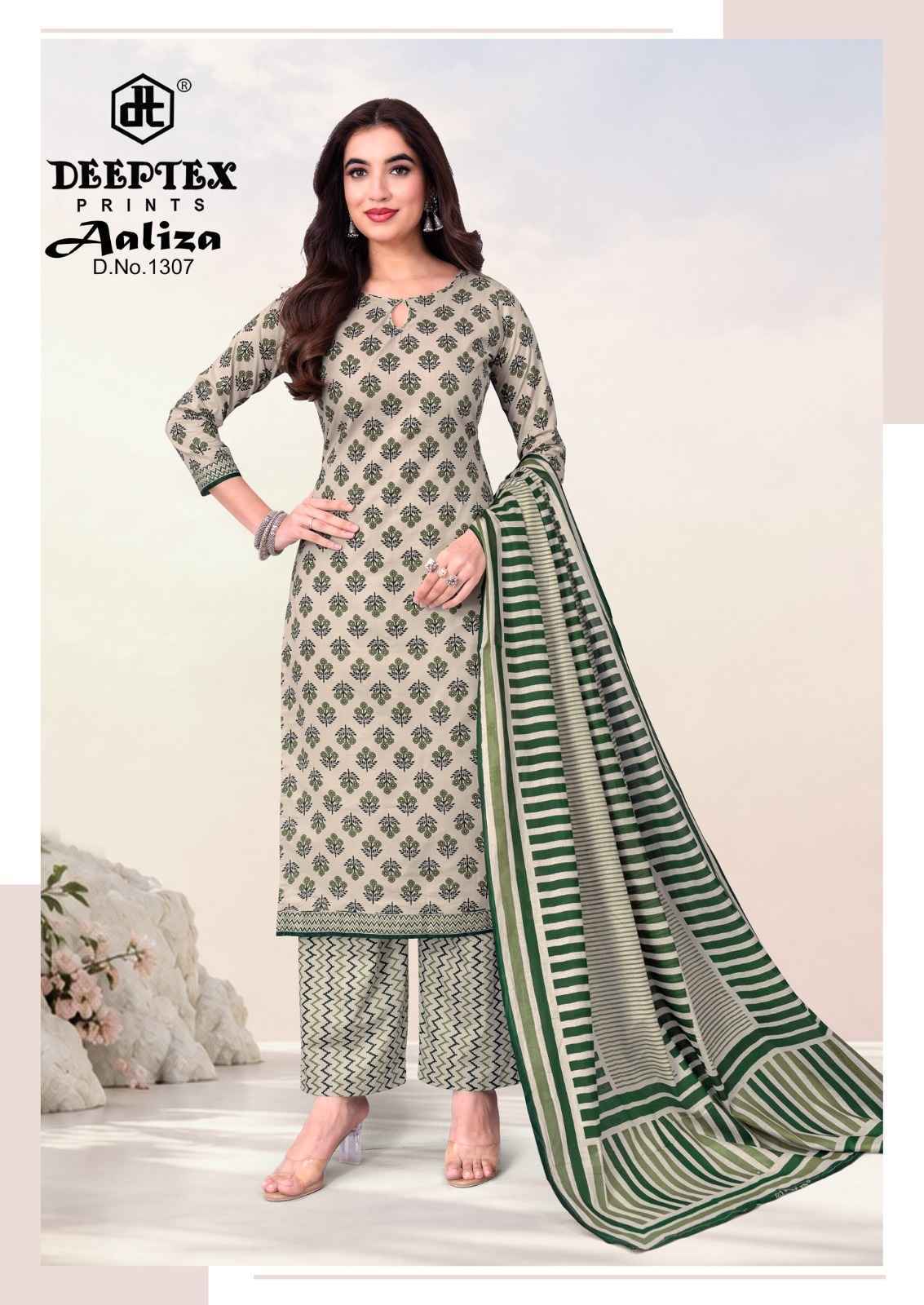 Deeptex Prints Aaliza Vol 13 Pure Cotton Readymade Suits10 pcs Catalog