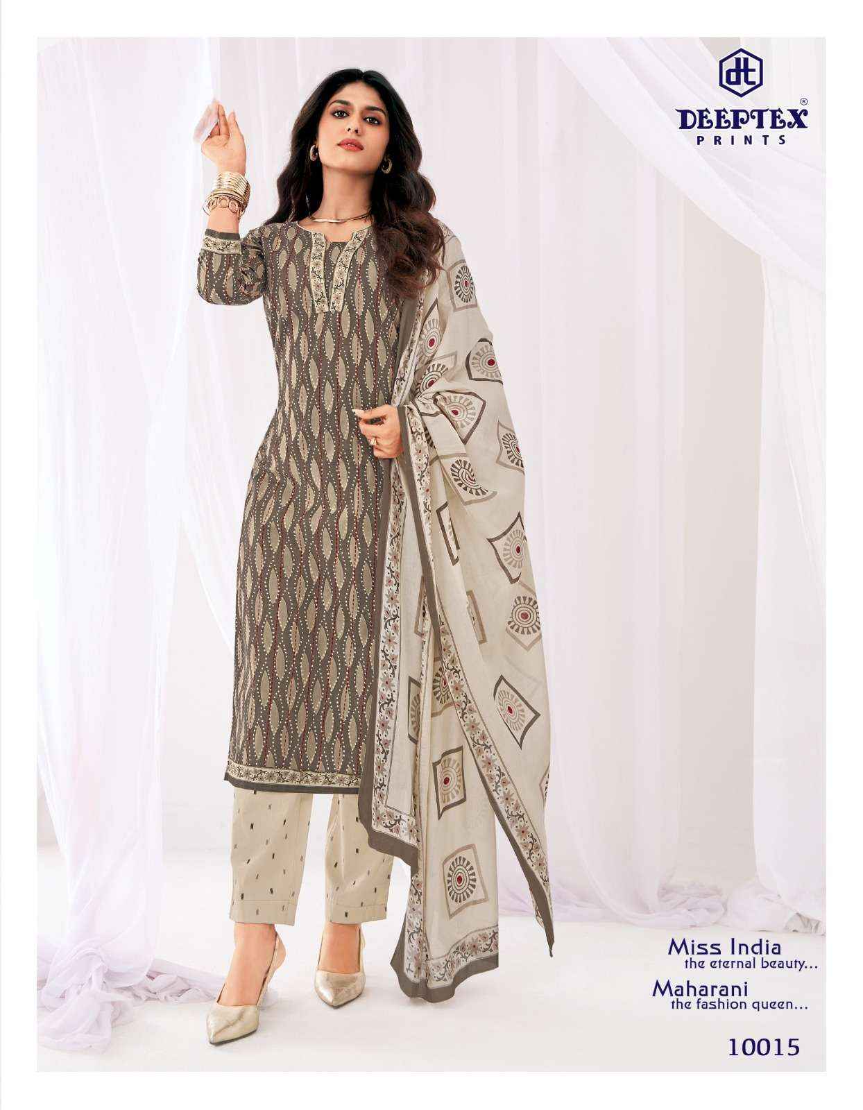 Deeptex Prints Miss India Vol 100  Cotton Readymade Suits 16 pcs Catalog