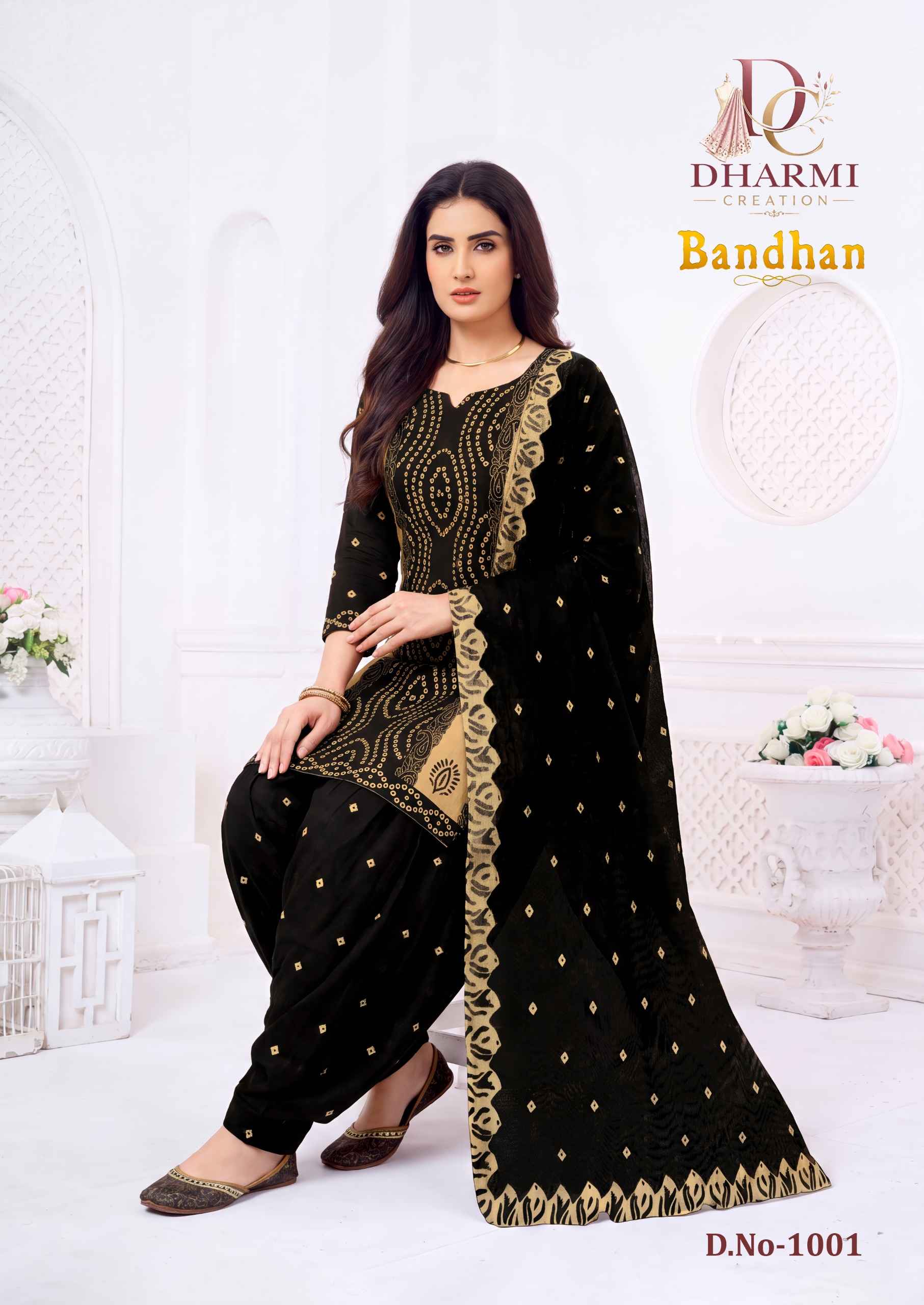 Dharmi Bandhan Pure Cotton Dress Material With Price 10 Pcs Catalog