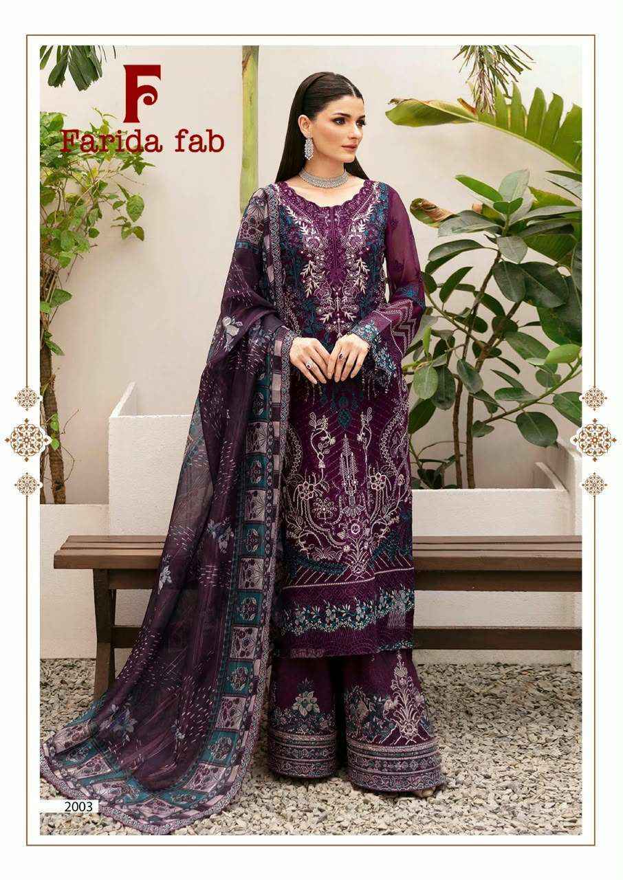 Farida Fab Julfat Vol 2 Cotton Dress Material 6 Pcs Catalog 