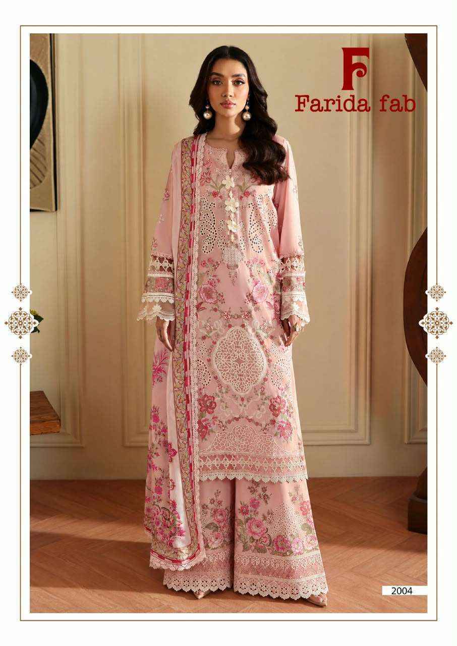 Farida Fab Julfat Vol 2 Cotton Dress Material 6 Pcs Catalog 