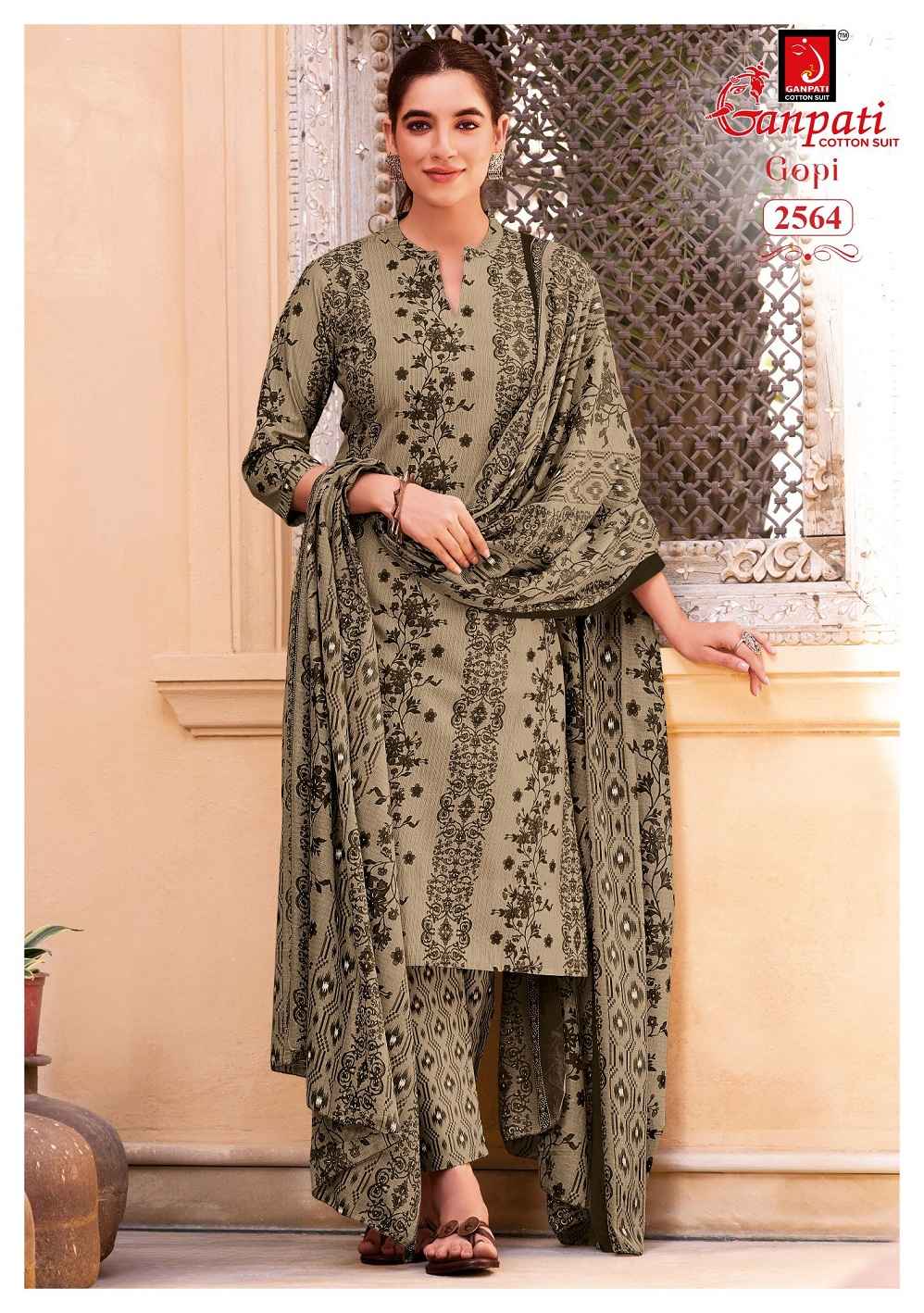 Ganpati Gopi Vol 16 Pure Cotton Dress Material With Price 12 Pcs Catalog
