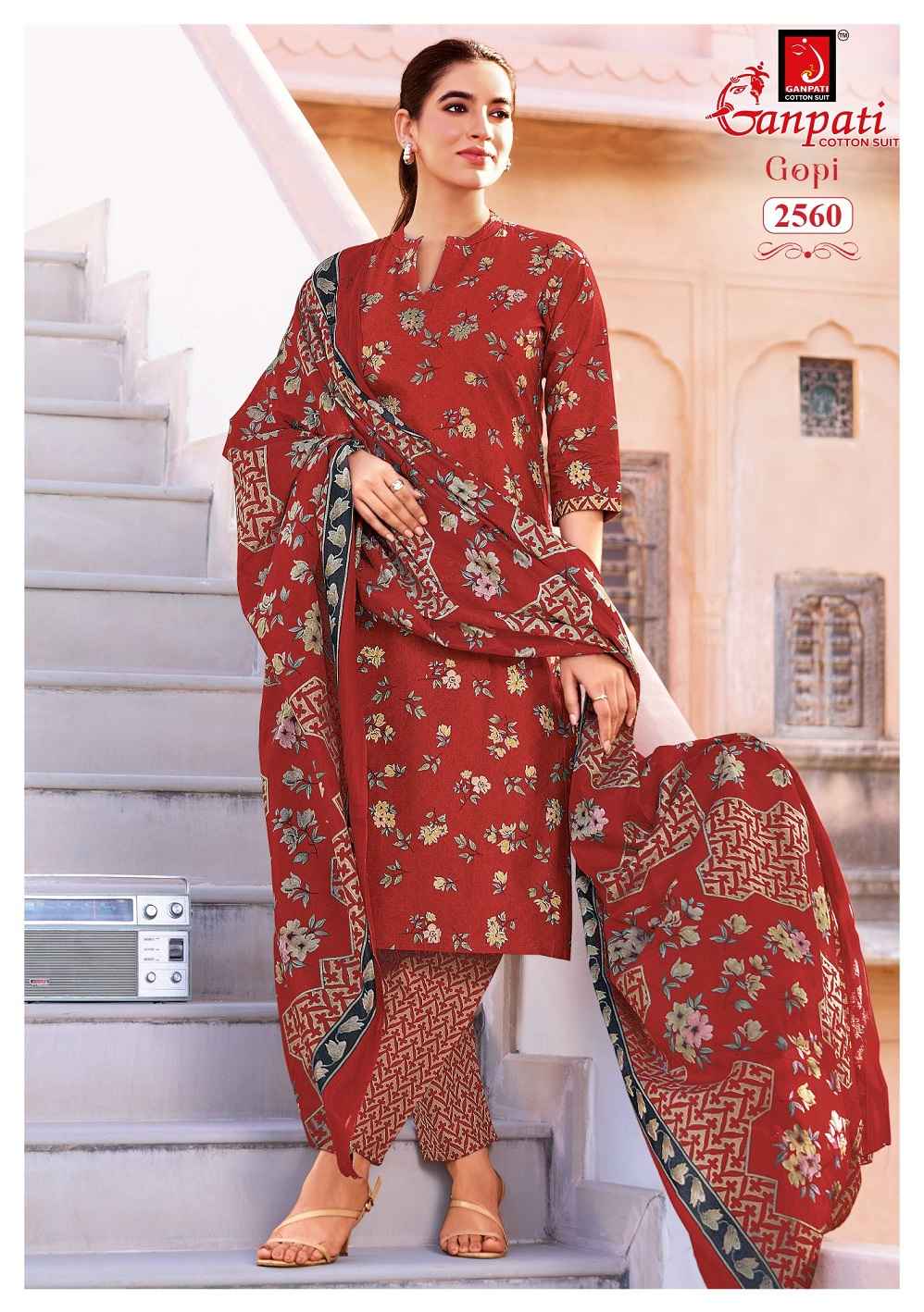 Ganpati Gopi Vol 16 Pure Cotton Dress Material With Price 12 Pcs Catalog