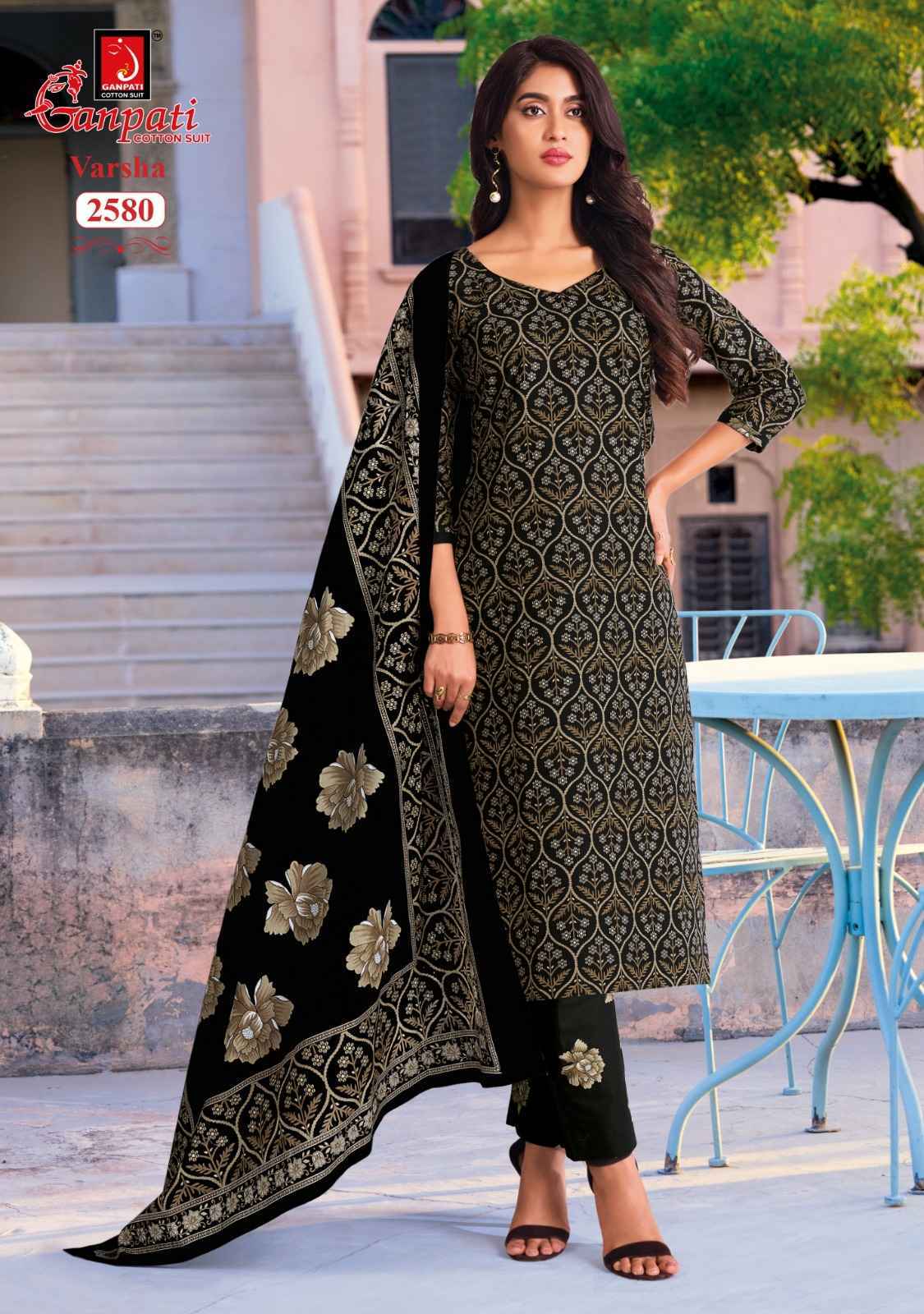 Ganpati Varsha Vol 16 Cotton Dress Material 12 pcs Catalog | SuratWholesale Market
