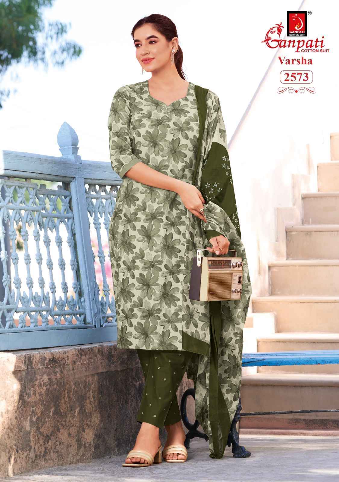 Ganpati Varsha Vol 16 Cotton Dress Material 12 pcs Catalog | SuratWholesale Market