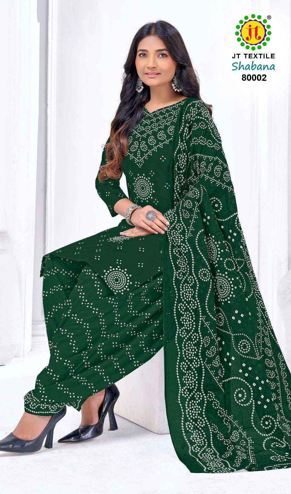 Jt Shabana Vol 80 Cotton Dress Material 10 pcs Catalog