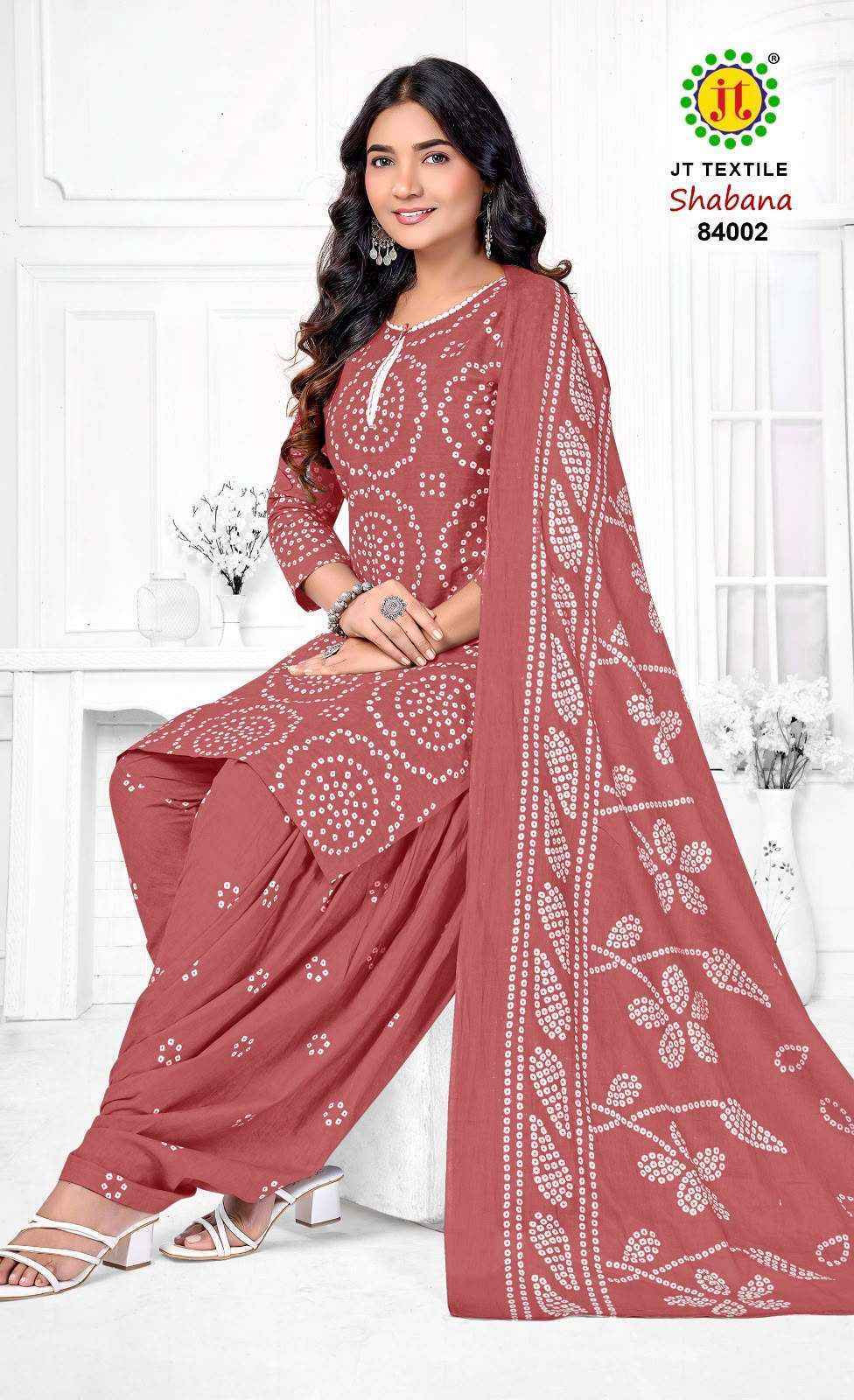 Jt Shabana Vol 84 Cotton Dress Material 10 pcs Catalogue