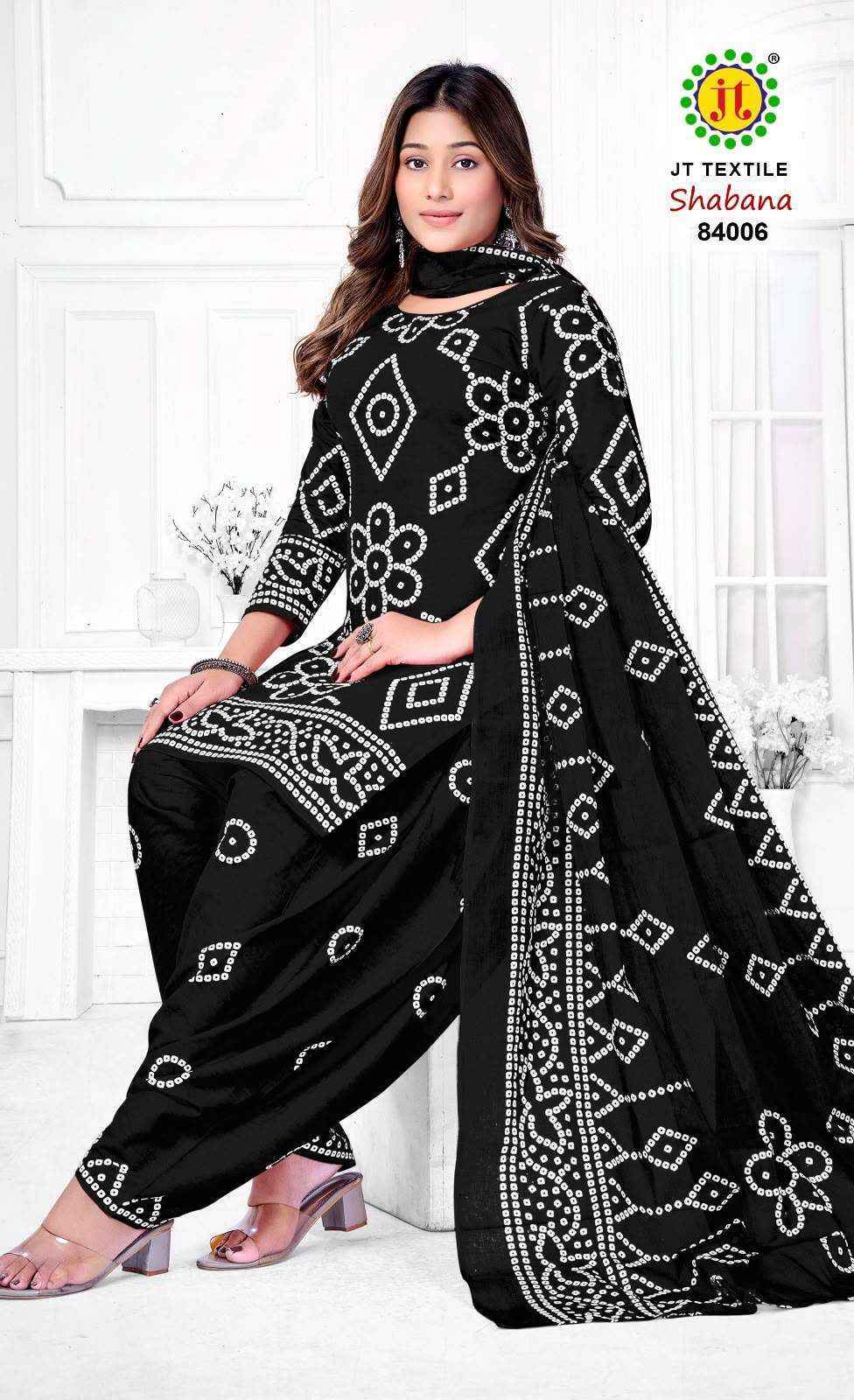 Jt Shabana Vol 84 Cotton Dress Material 10 pcs Catalogue