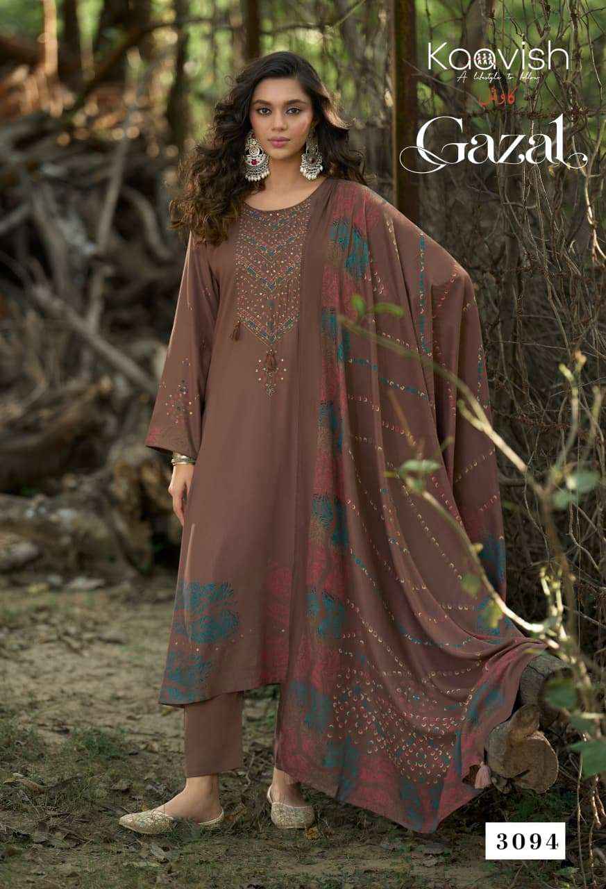 Kaavish Gazal Pashmina Dress Material 4 Pcs Catalog | Surat Wholesale Dealer