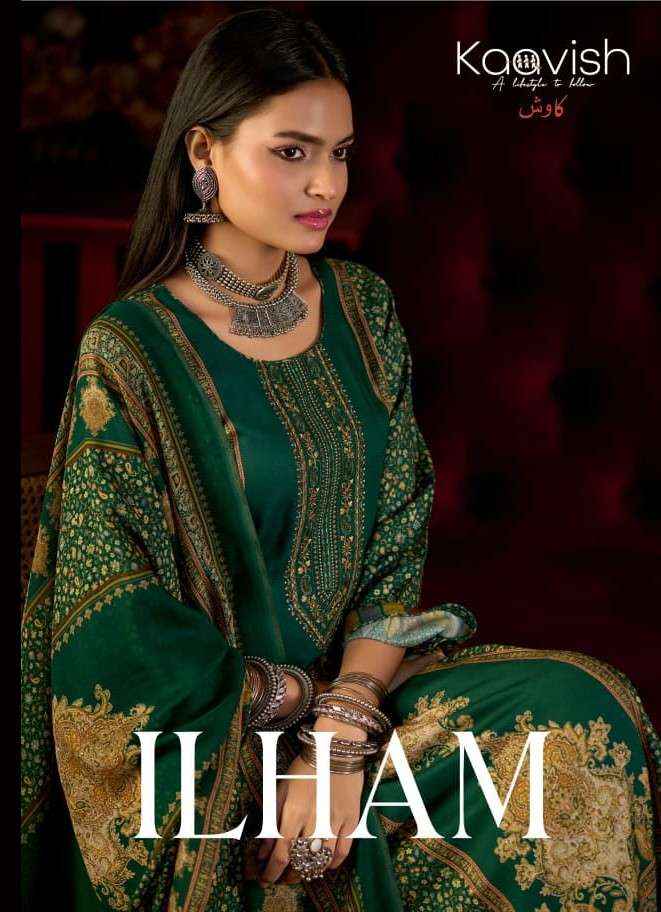 Kaavish Ilham Pure Pashmina Winter Dress Material 4 Pcs Catalog