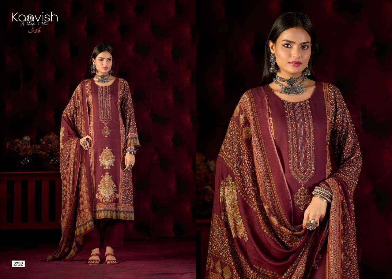 Kaavish Ilham Pure Pashmina Winter Dress Material 4 Pcs Catalog