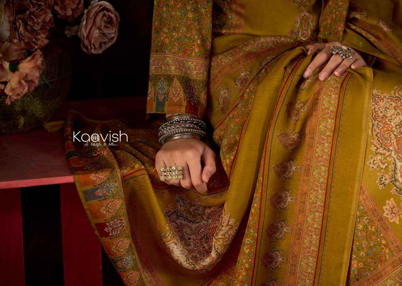 Kaavish Ilham Pure Pashmina Winter Dress Material 4 Pcs Catalog