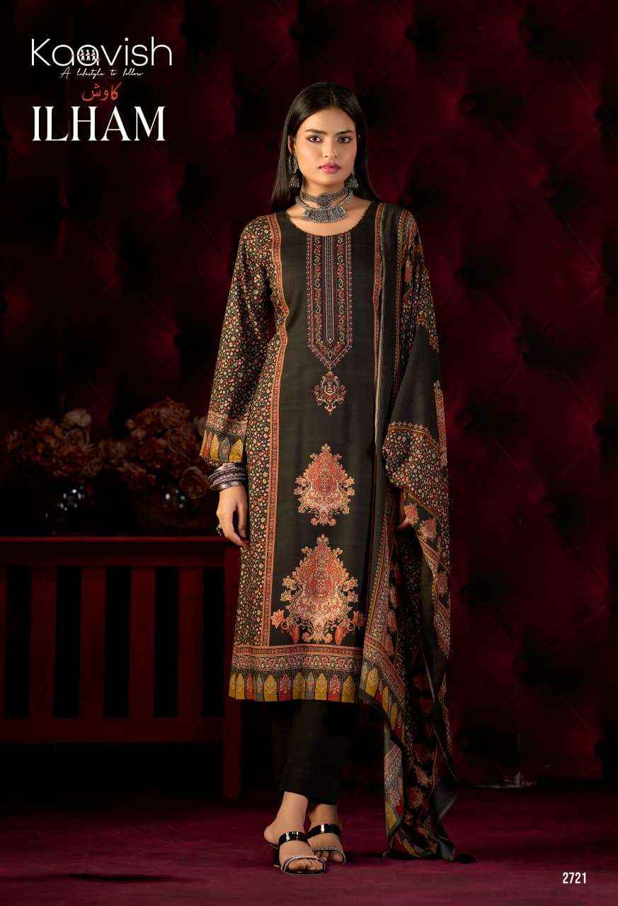 Kaavish Ilham Pure Pashmina Winter Dress Material 4 Pcs Catalog