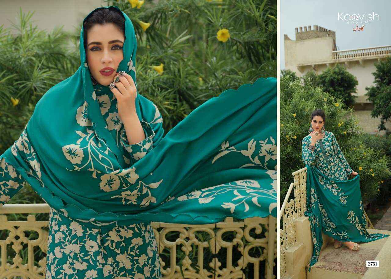Kaavish Jahaan Pashmina Salwar Suit 4 Pcs Catalog | Wholesale Textile Market Surat, Gujarat