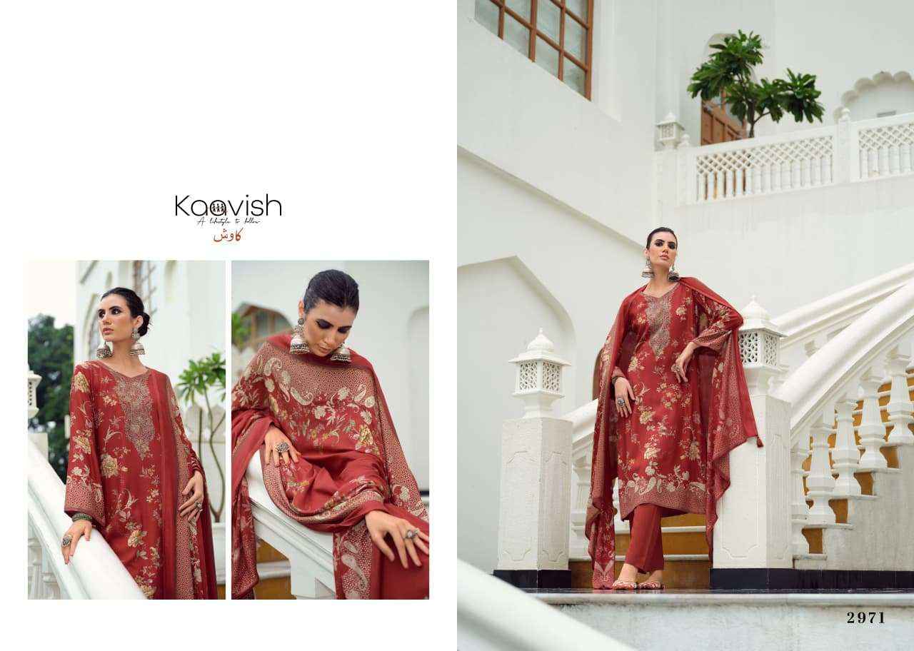 Kaavish Zhuri Winter Wear Ladies Dress Material 4 Pcs Catalog