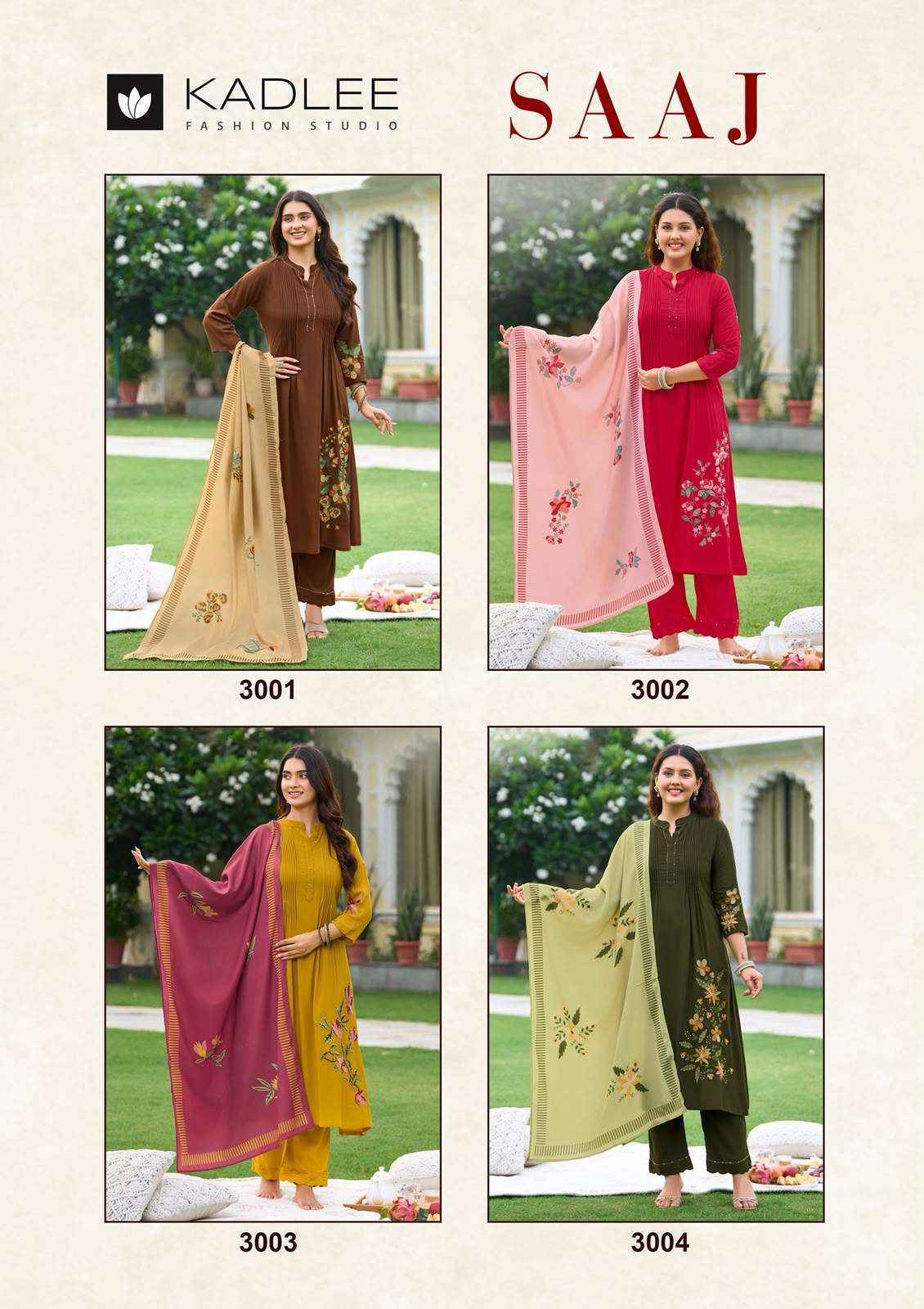 Kadlee Saaj Rayon Kurti Combo 4 pcs Catalog | Surat Wholesale Market
