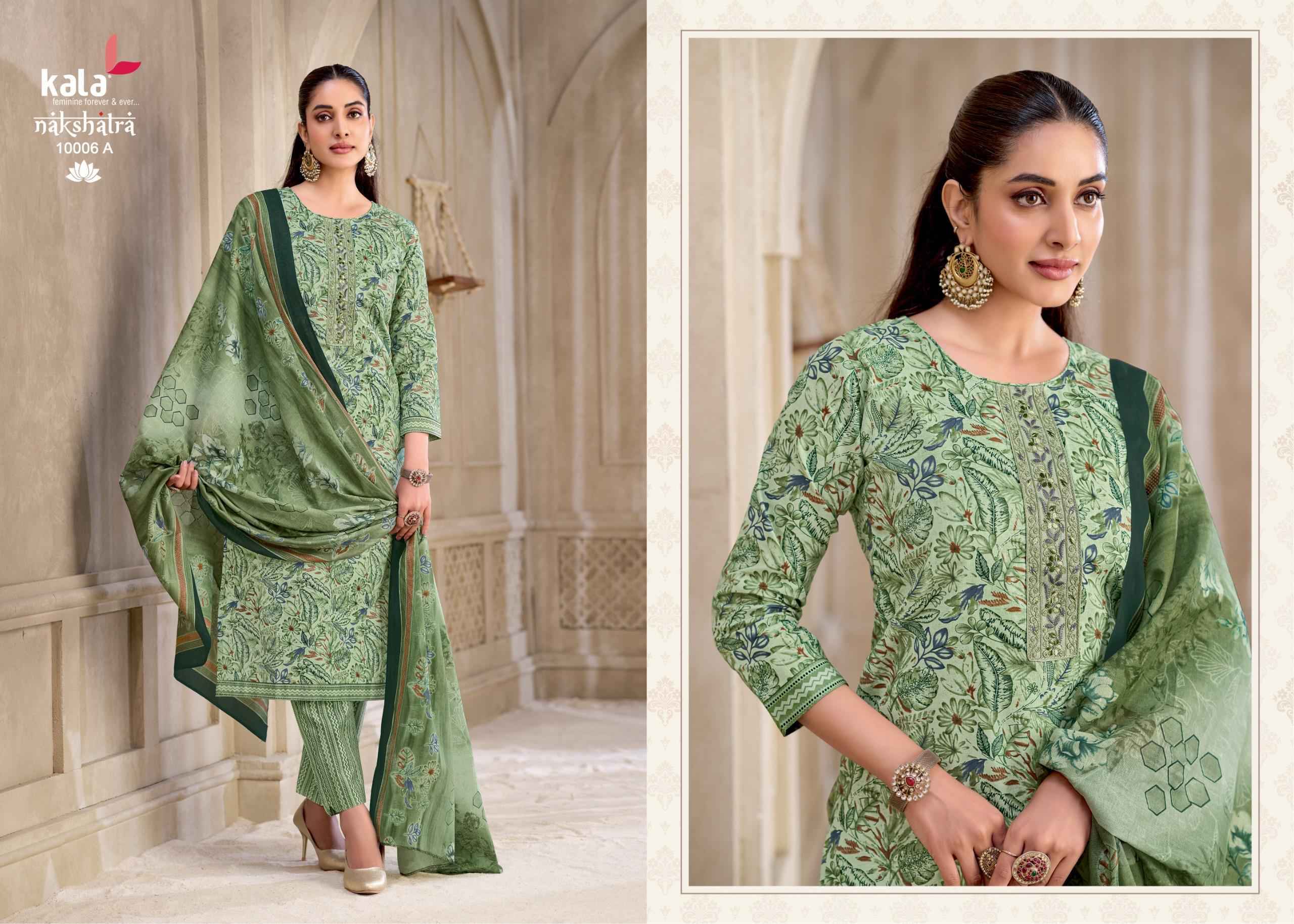 Kala Fashion Nakshatra Vol 6 Readymade Cotton Dresses 12 pcs Catalog