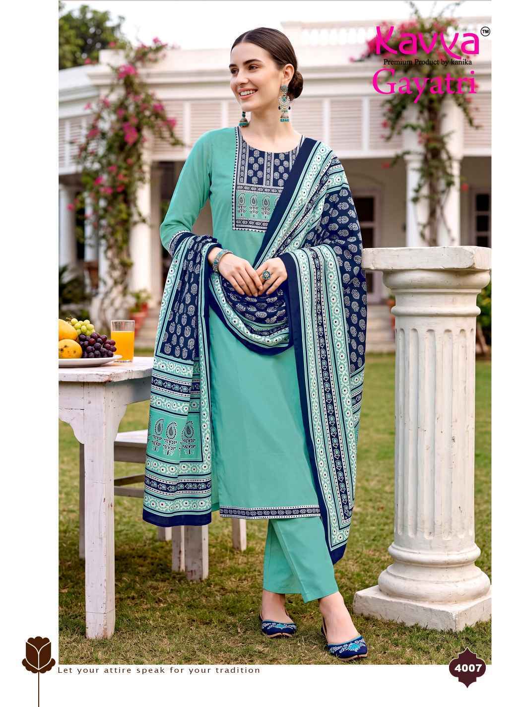 Kavya Gayatri Vol 4 Dhabu Cotton Readymade Suits 10 pcs Catalog