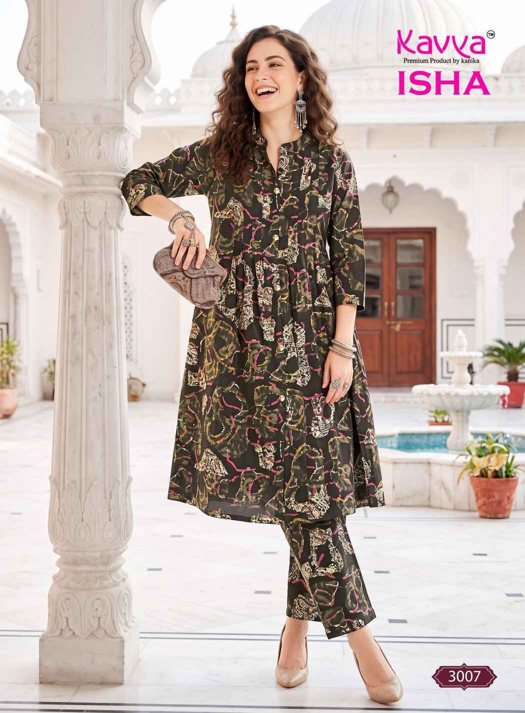 Kavya Isha Vol 3 Vatican Co Ord Set 10 pcs Catalog | factory direct wholesale clothing india for ladies