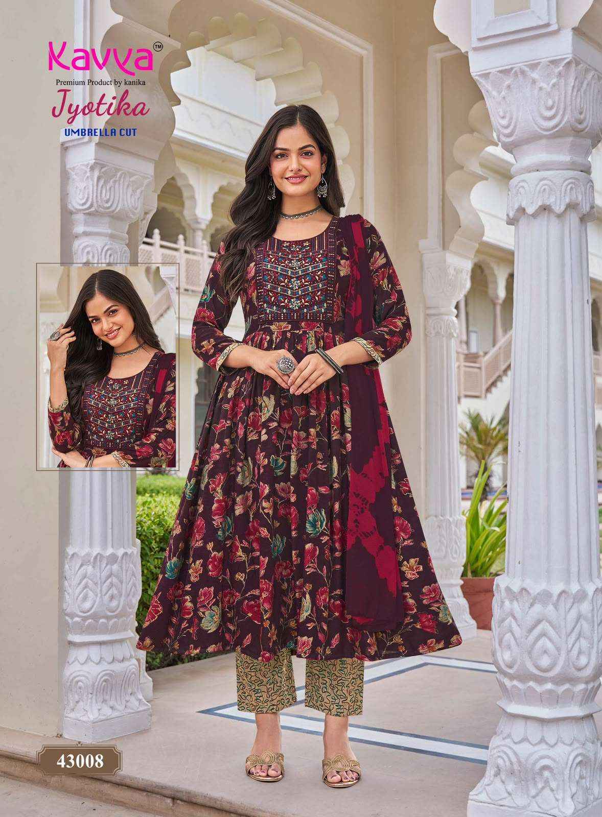 Kavya Jyotika Vol 43 Capsule Readymade Suits 10 Pcs Catalog