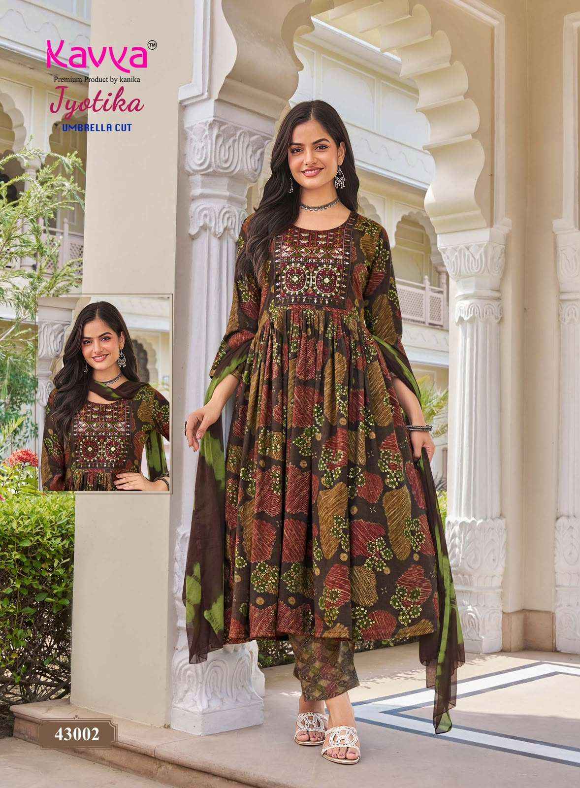 Kavya Jyotika Vol 43 Capsule Readymade Suits 10 Pcs Catalog