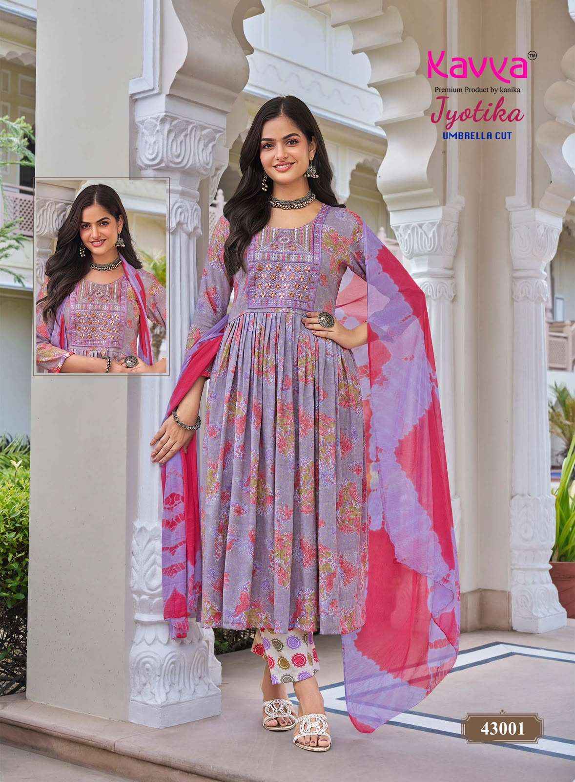 Kavya Jyotika Vol 43 Capsule Readymade Suits 10 Pcs Catalog